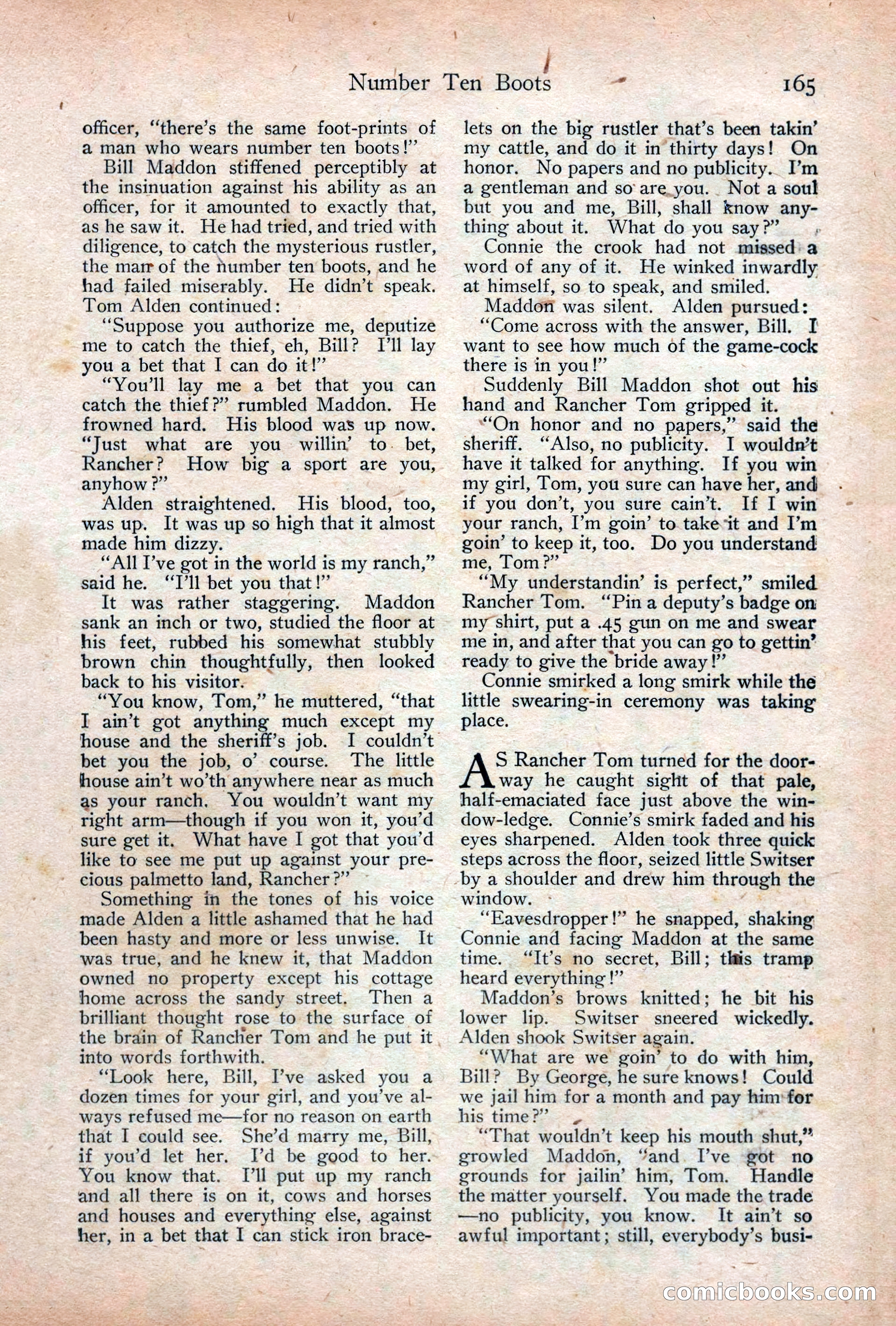 Adventure Magazine Cover, December 18, 1919 — page 179 of 208