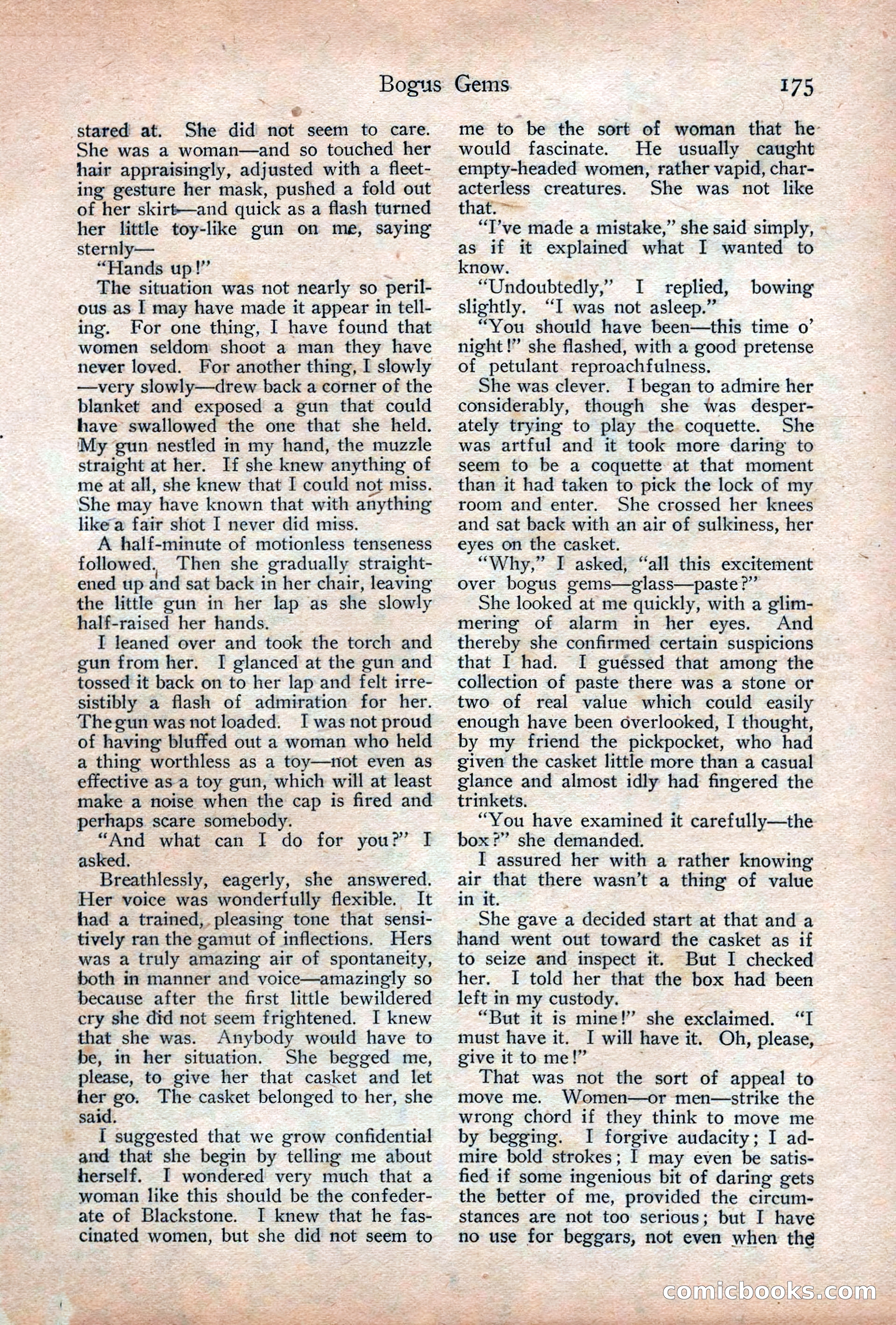 Adventure Magazine Cover, December 18, 1919 — page 189 of 208