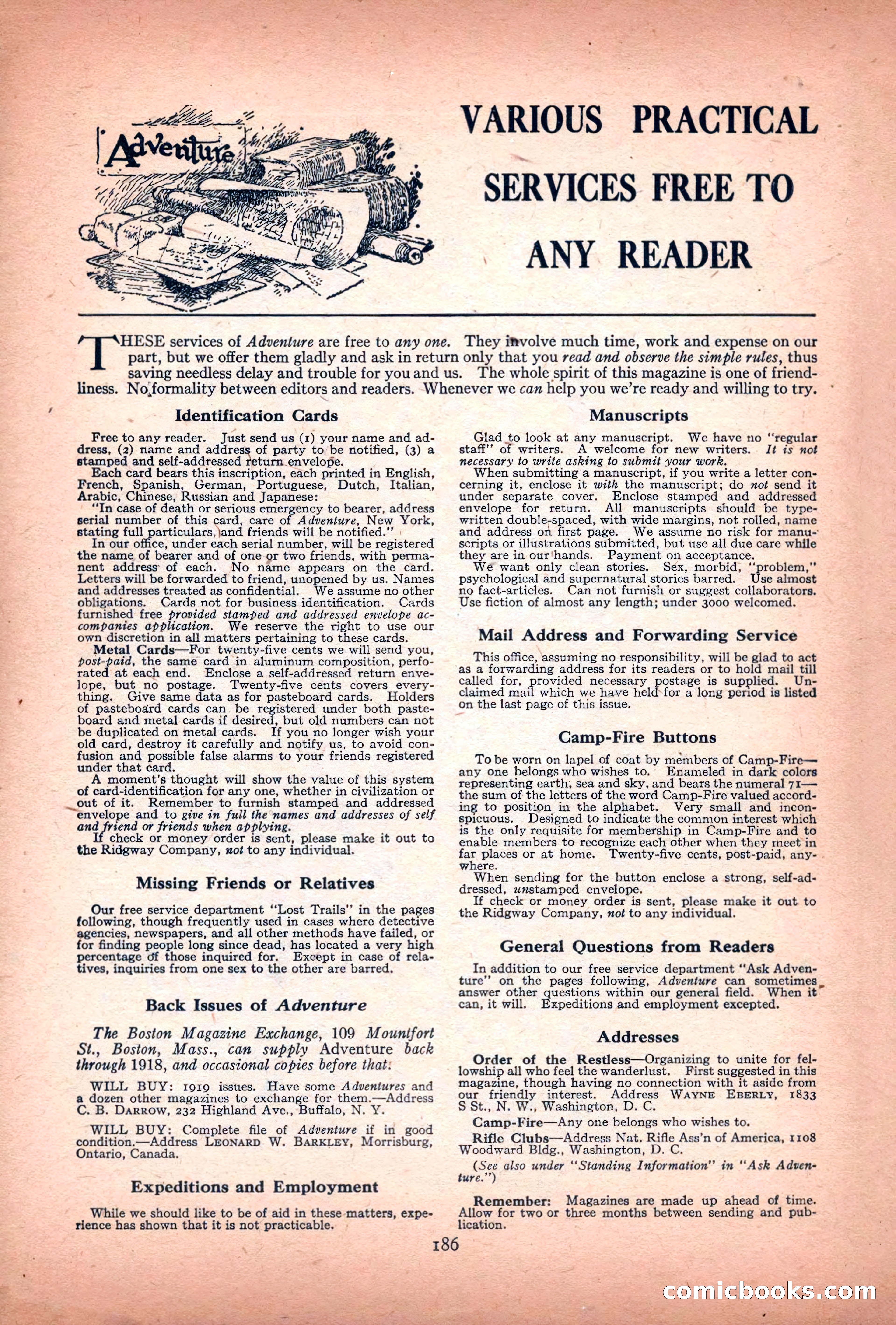 Adventure Magazine Cover — page 200 of 208