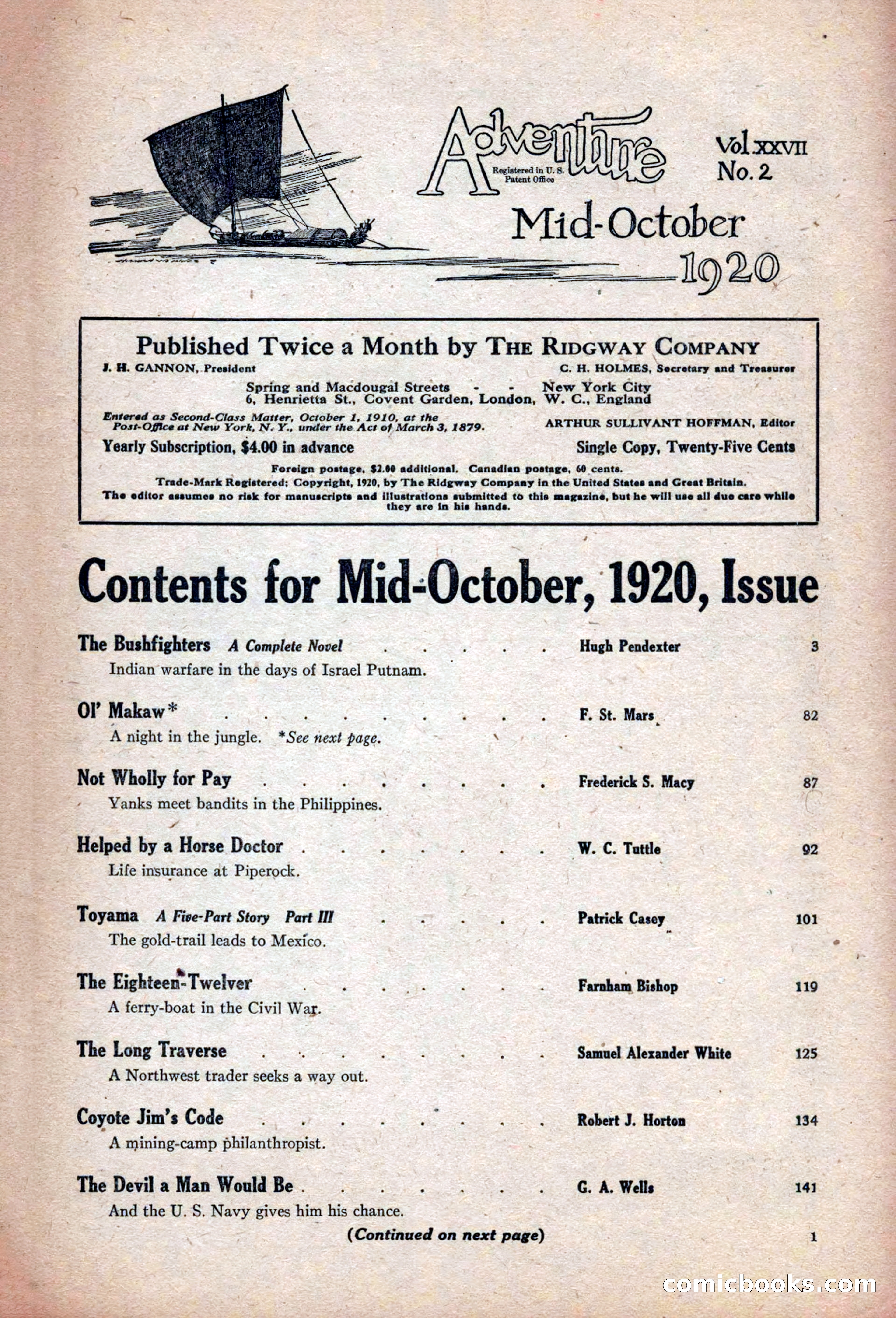Adventure Magazine Cover — page 11 of 172