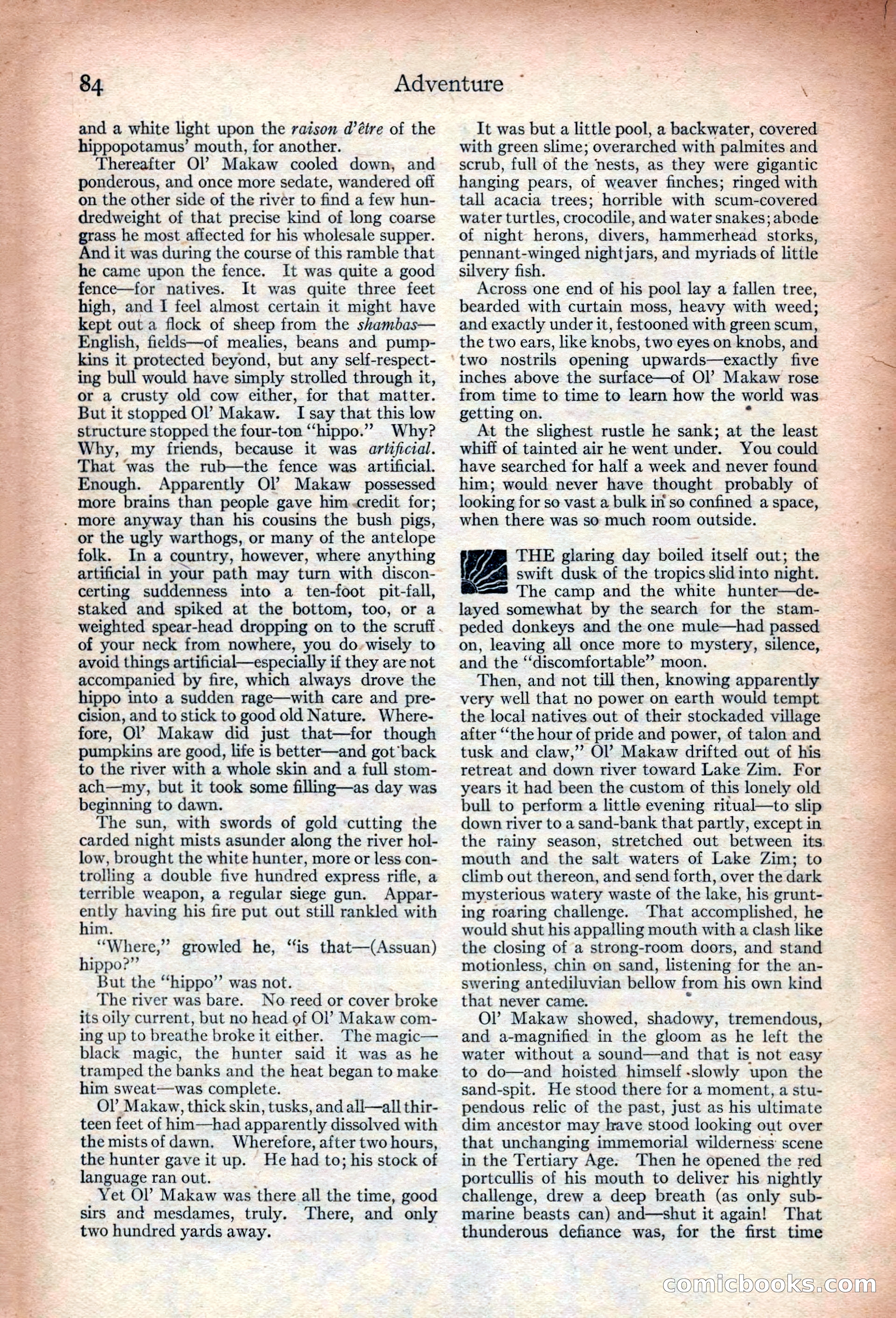 Adventure Magazine Cover — page 94 of 172