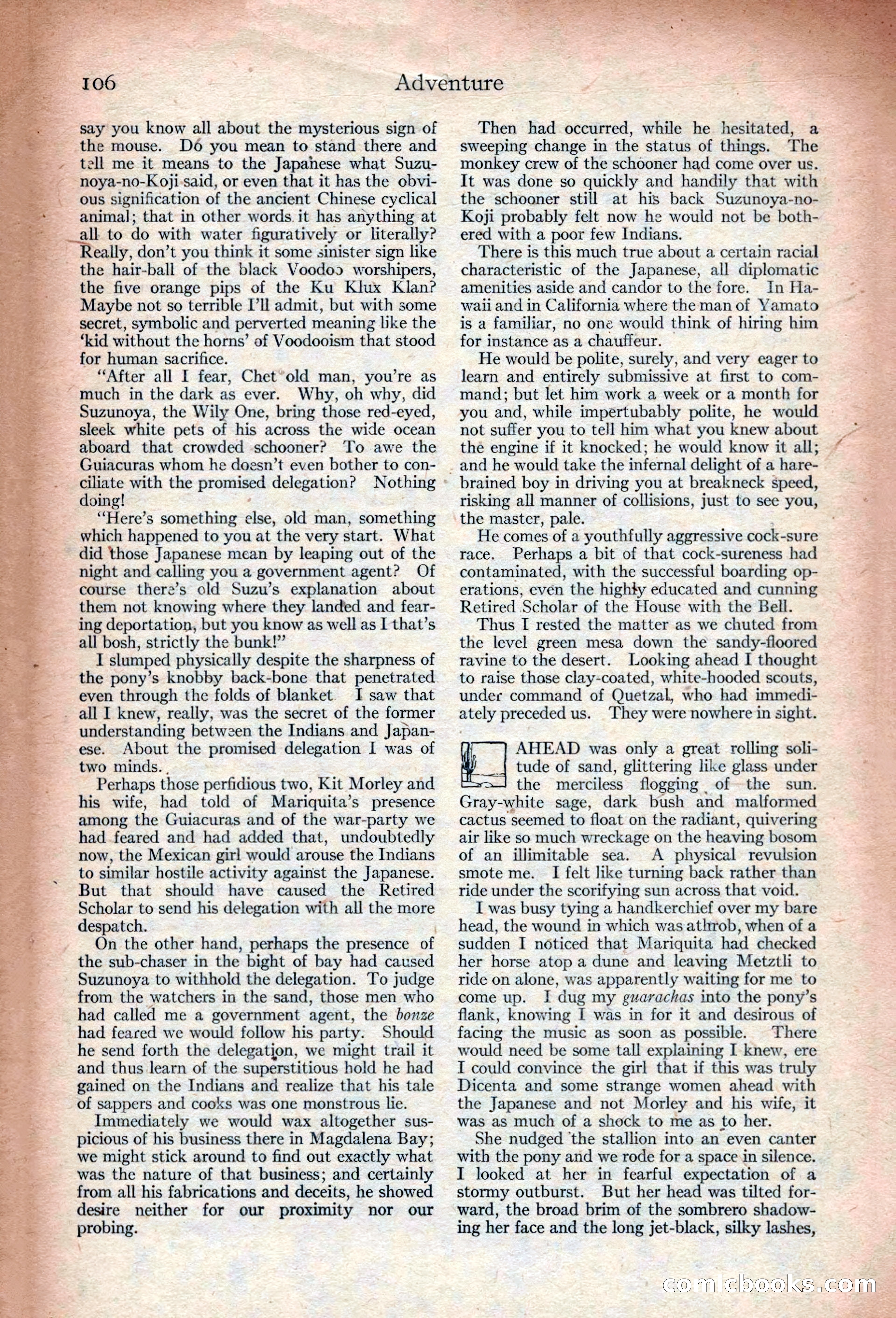 Adventure Magazine Cover — page 116 of 172