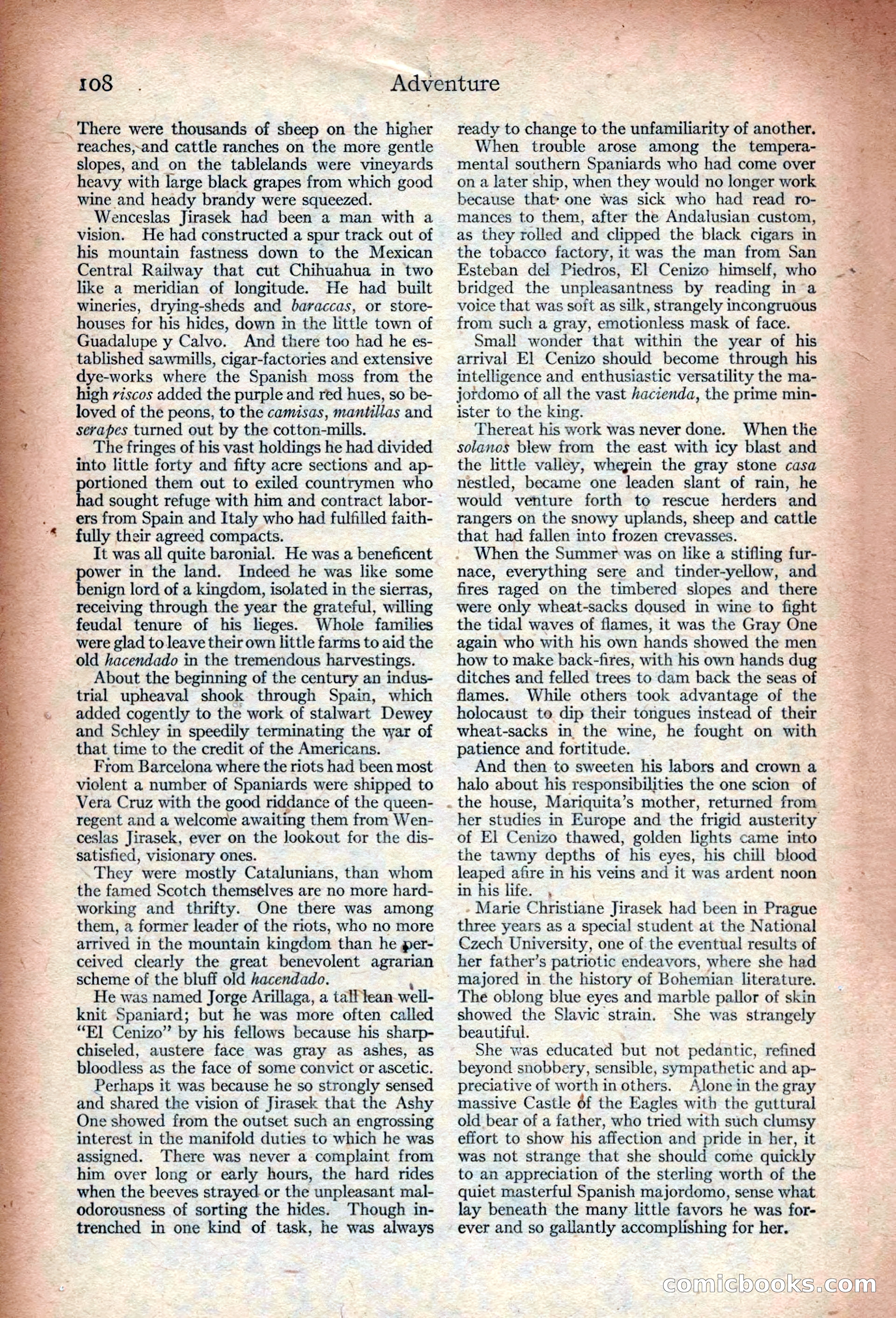 Adventure Magazine Cover — page 118 of 172