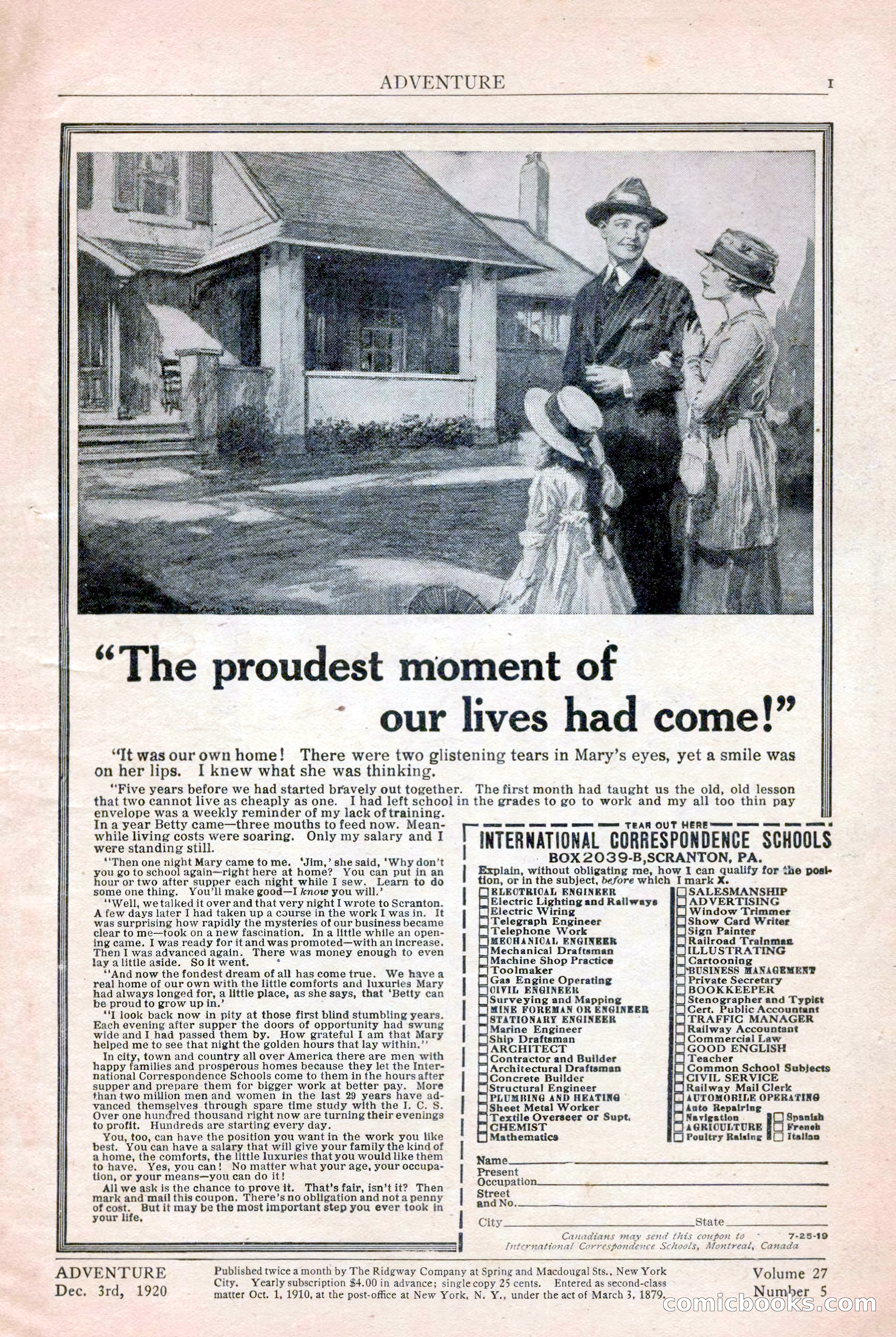 Adventure, December 3, 1920 — page 3 of 172