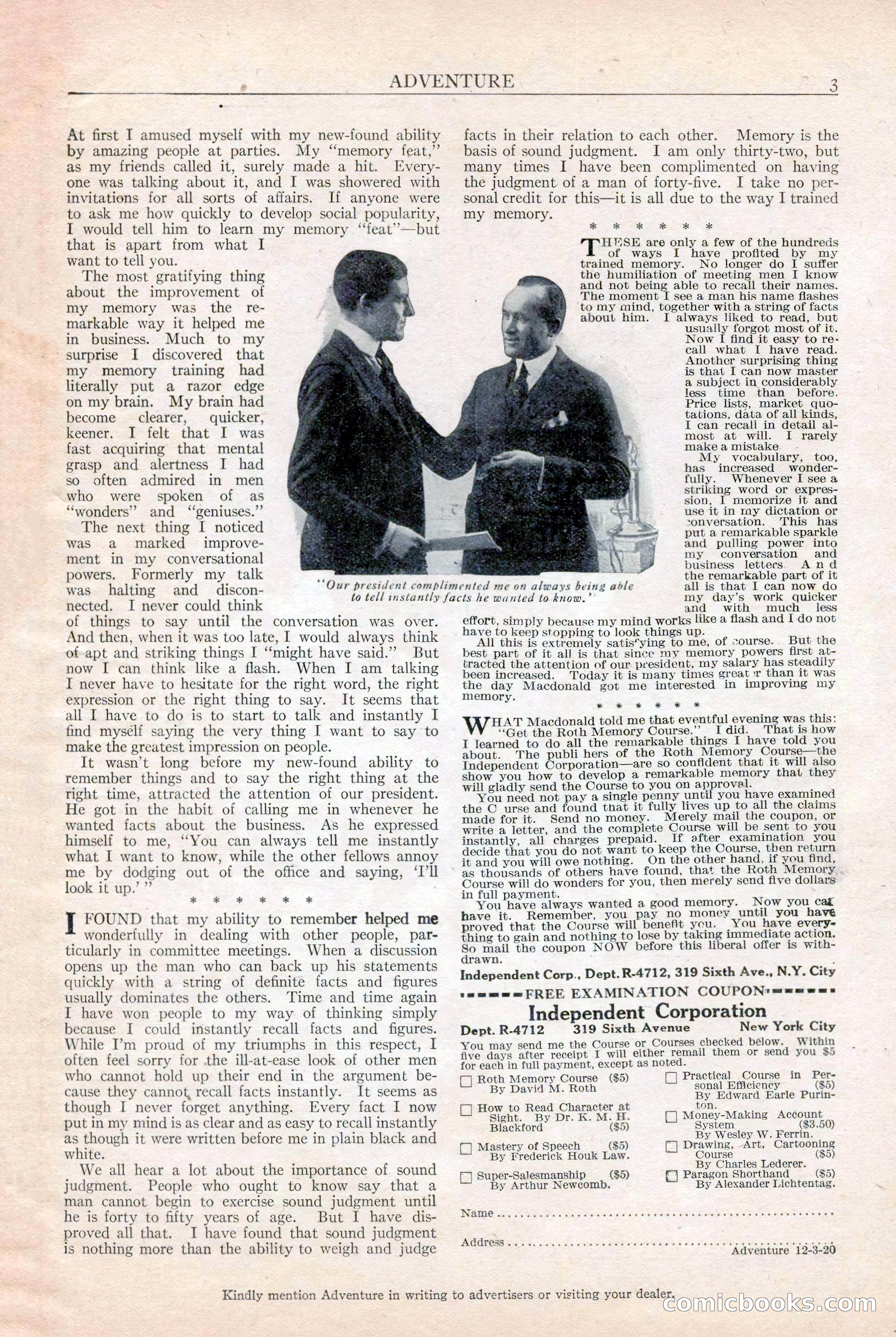 Adventure, December 3, 1920 — page 5 of 172