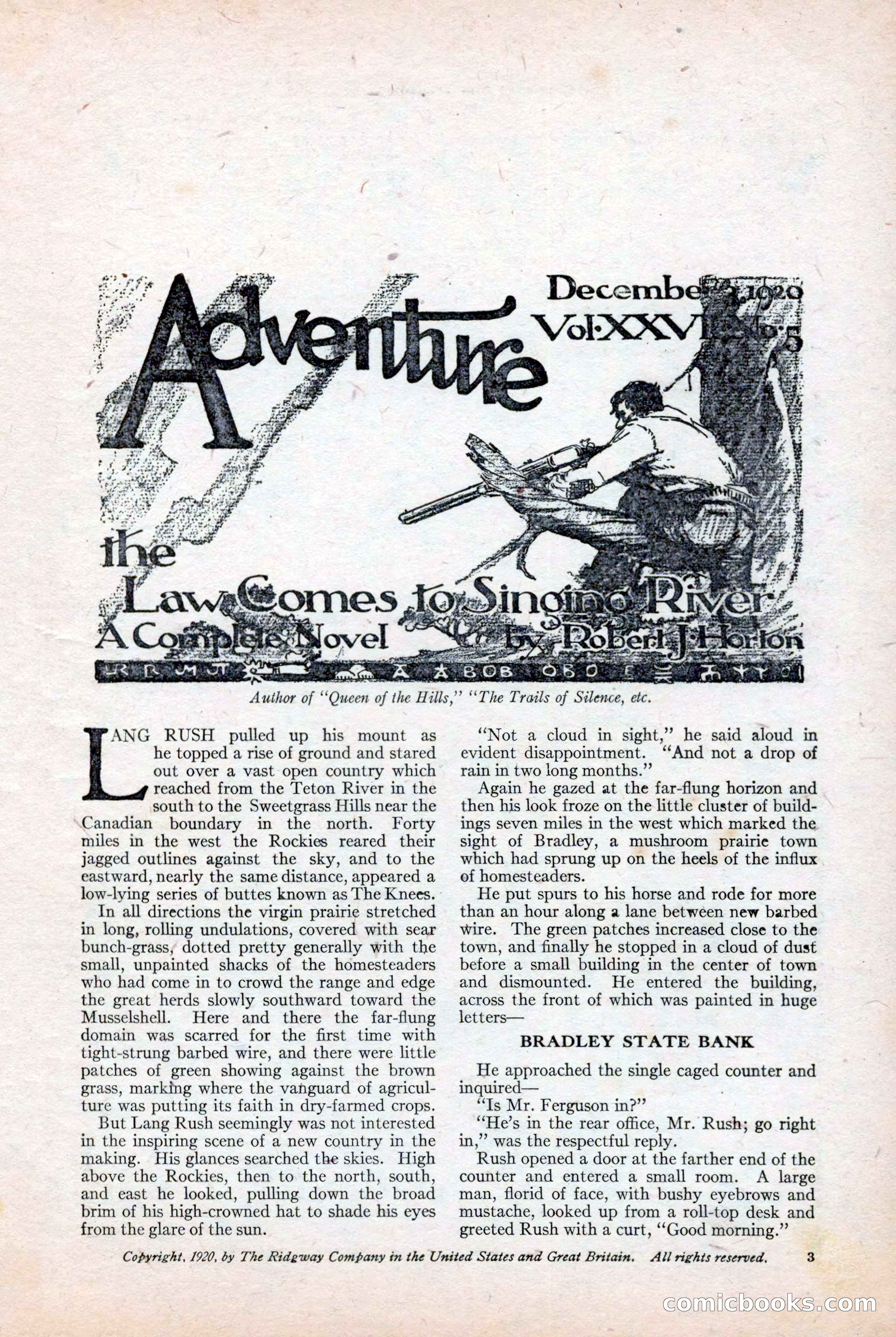 Adventure, December 3, 1920 — page 13 of 172