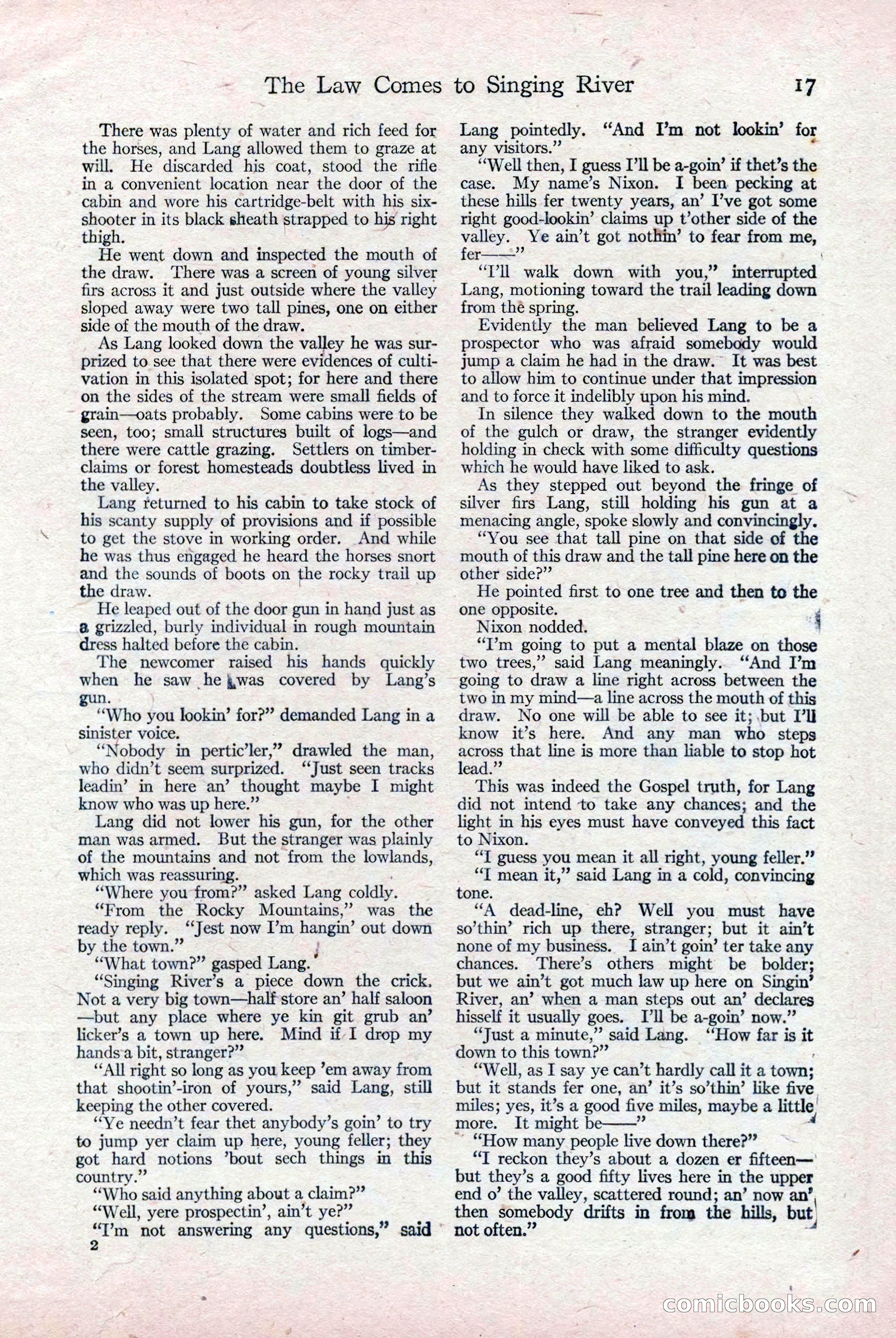 Adventure, December 3, 1920 — page 27 of 172