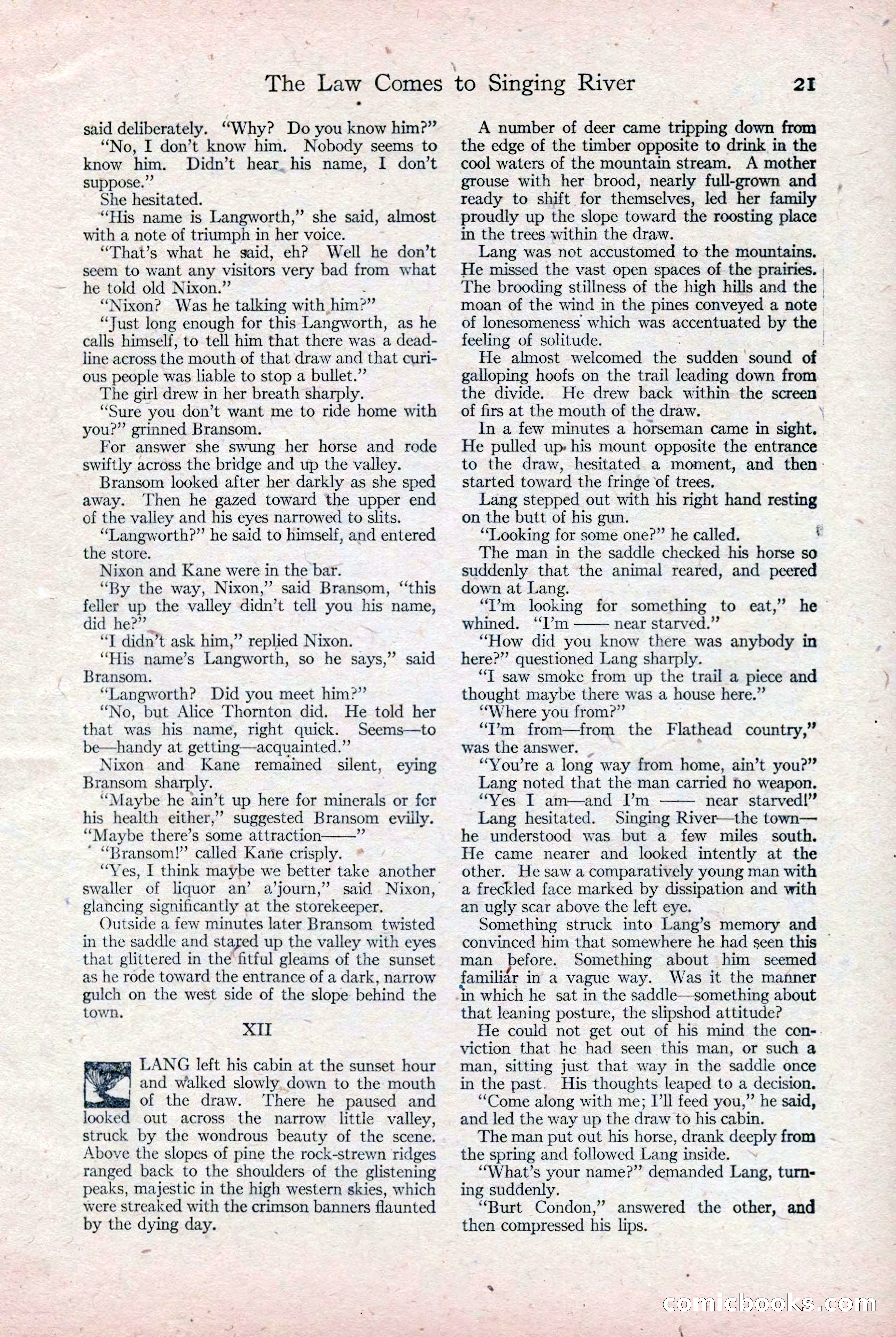 Adventure, December 3, 1920 — page 31 of 172