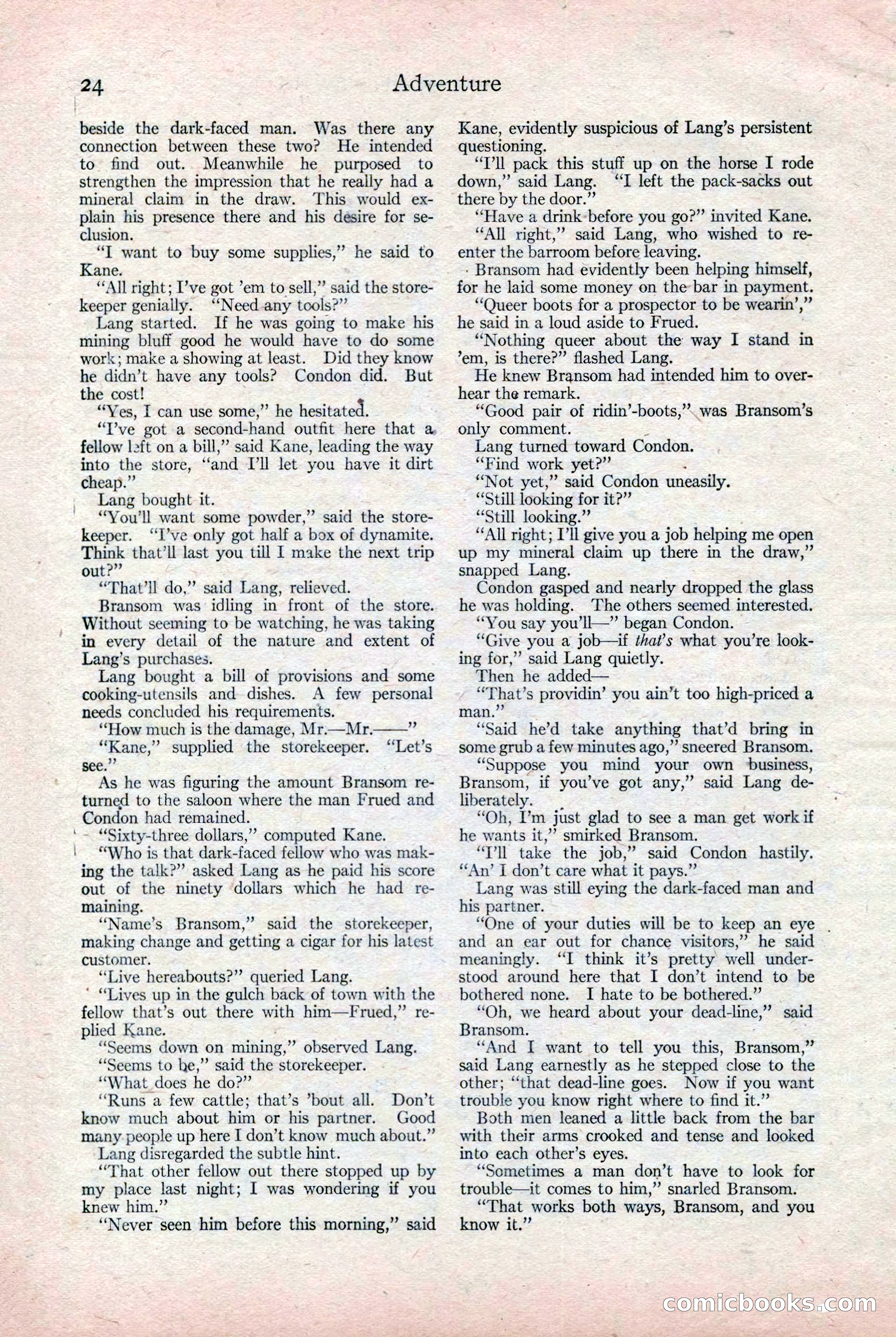 Adventure, December 3, 1920 — page 34 of 172