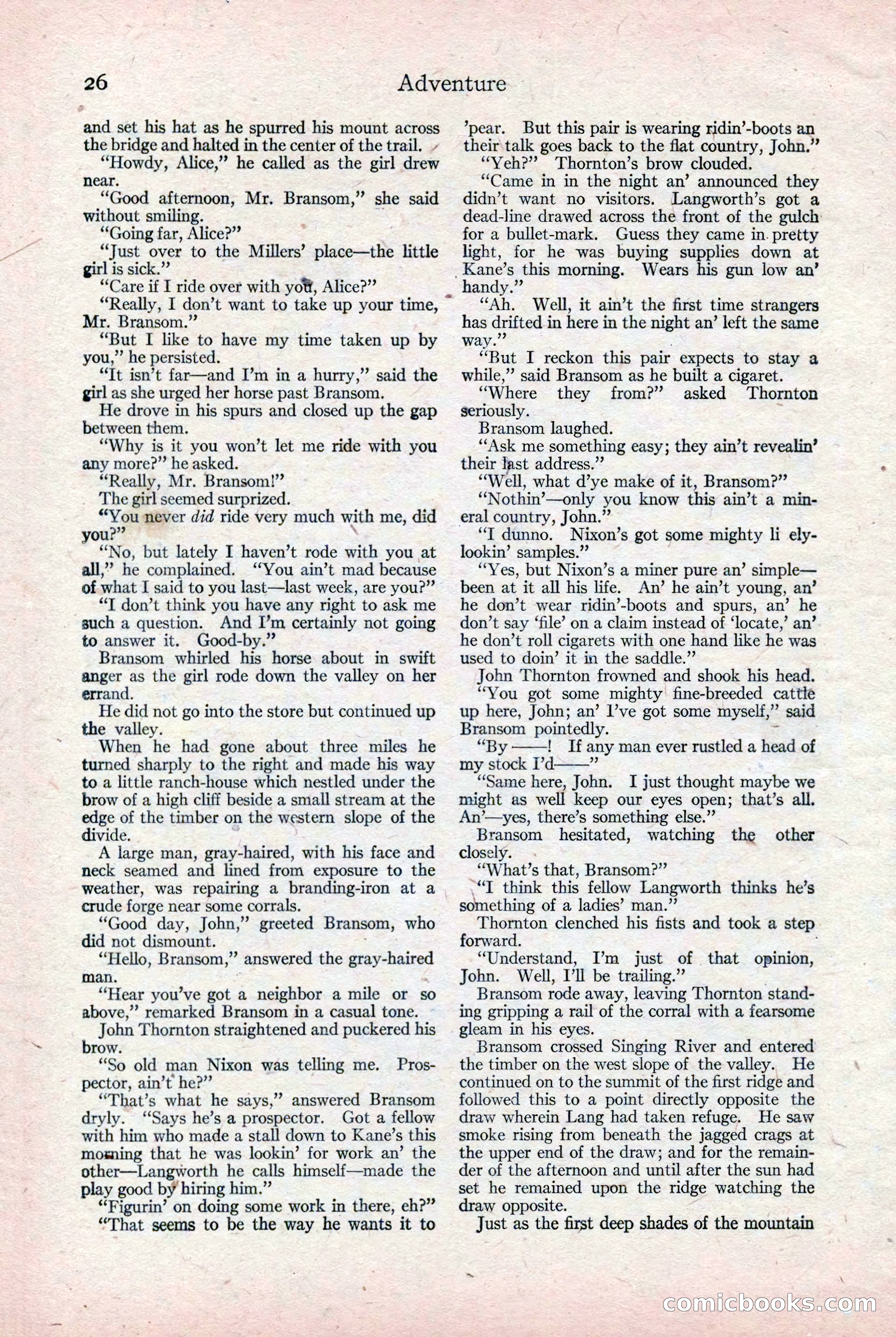 Adventure, December 3, 1920 — page 36 of 172