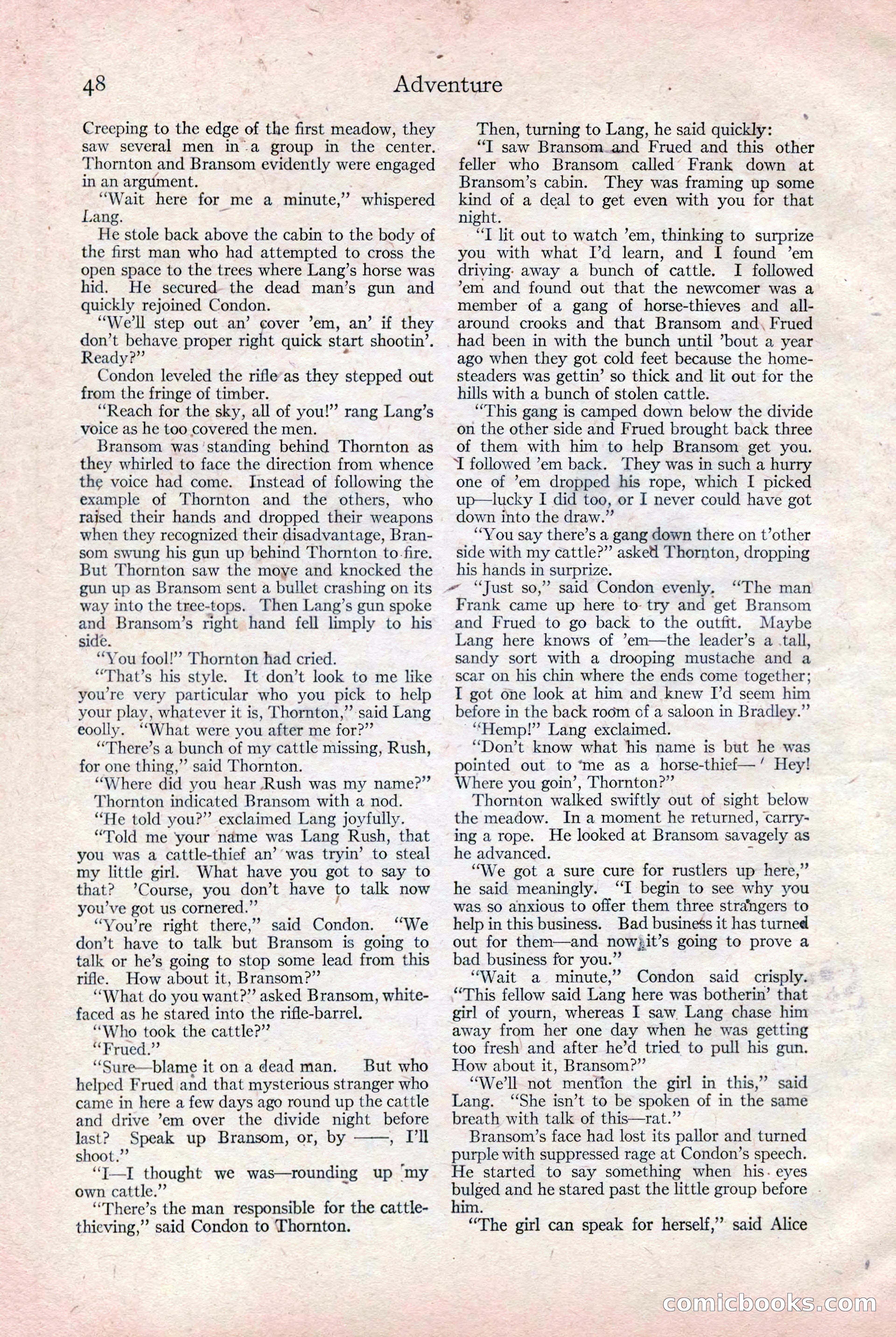 Adventure, December 3, 1920 — page 58 of 172