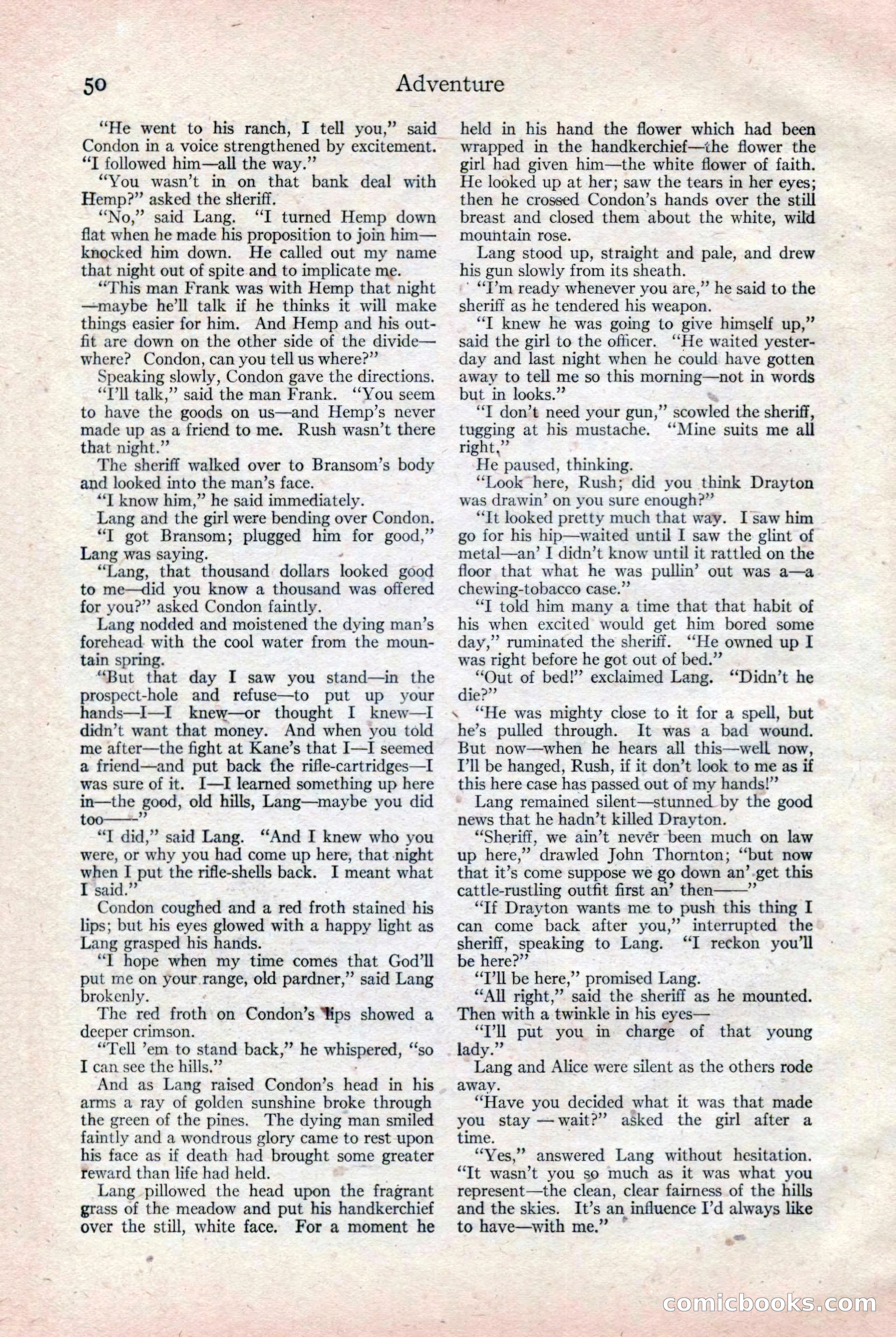 Adventure, December 3, 1920 — page 60 of 172