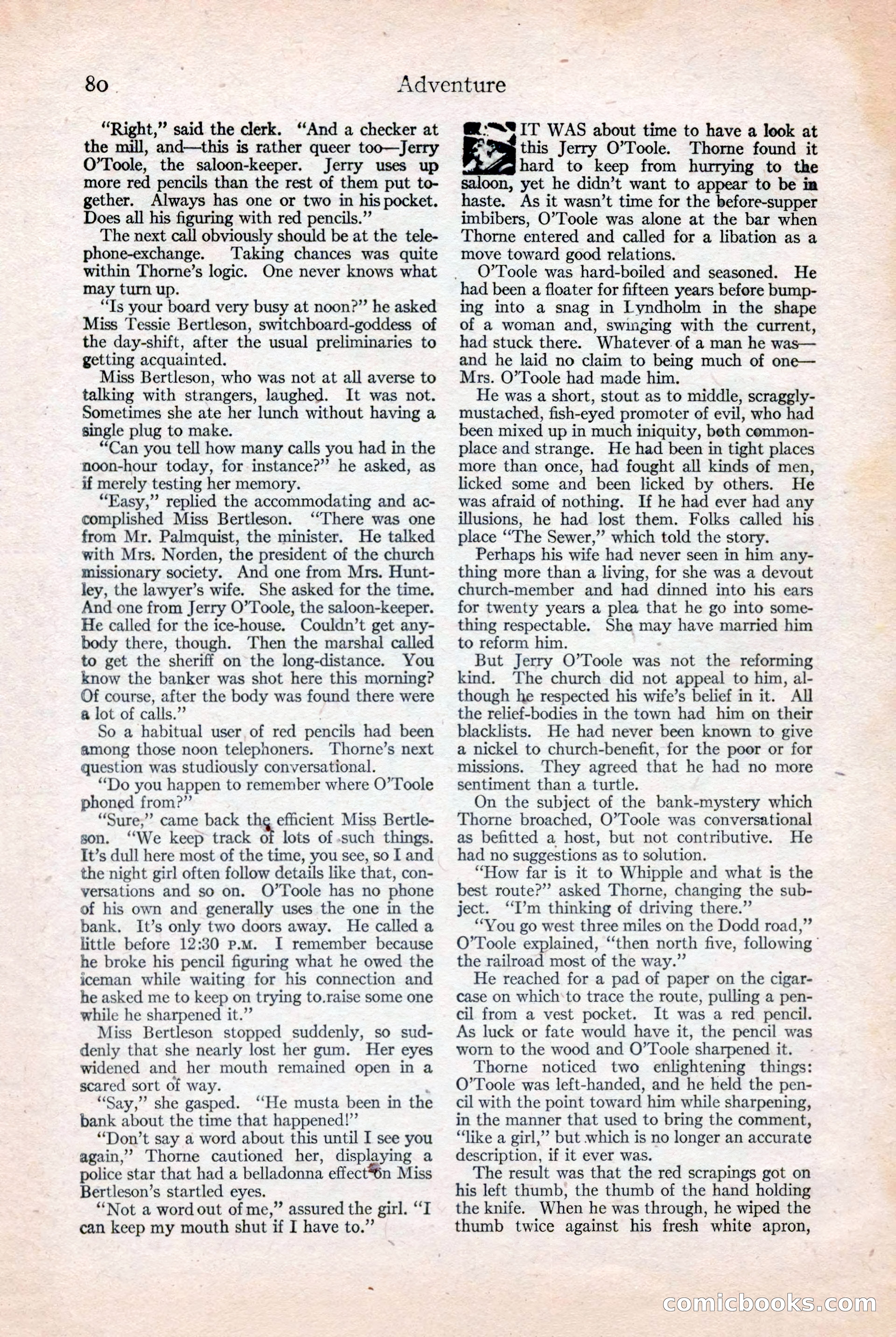 Adventure, December 3, 1920 — page 90 of 172