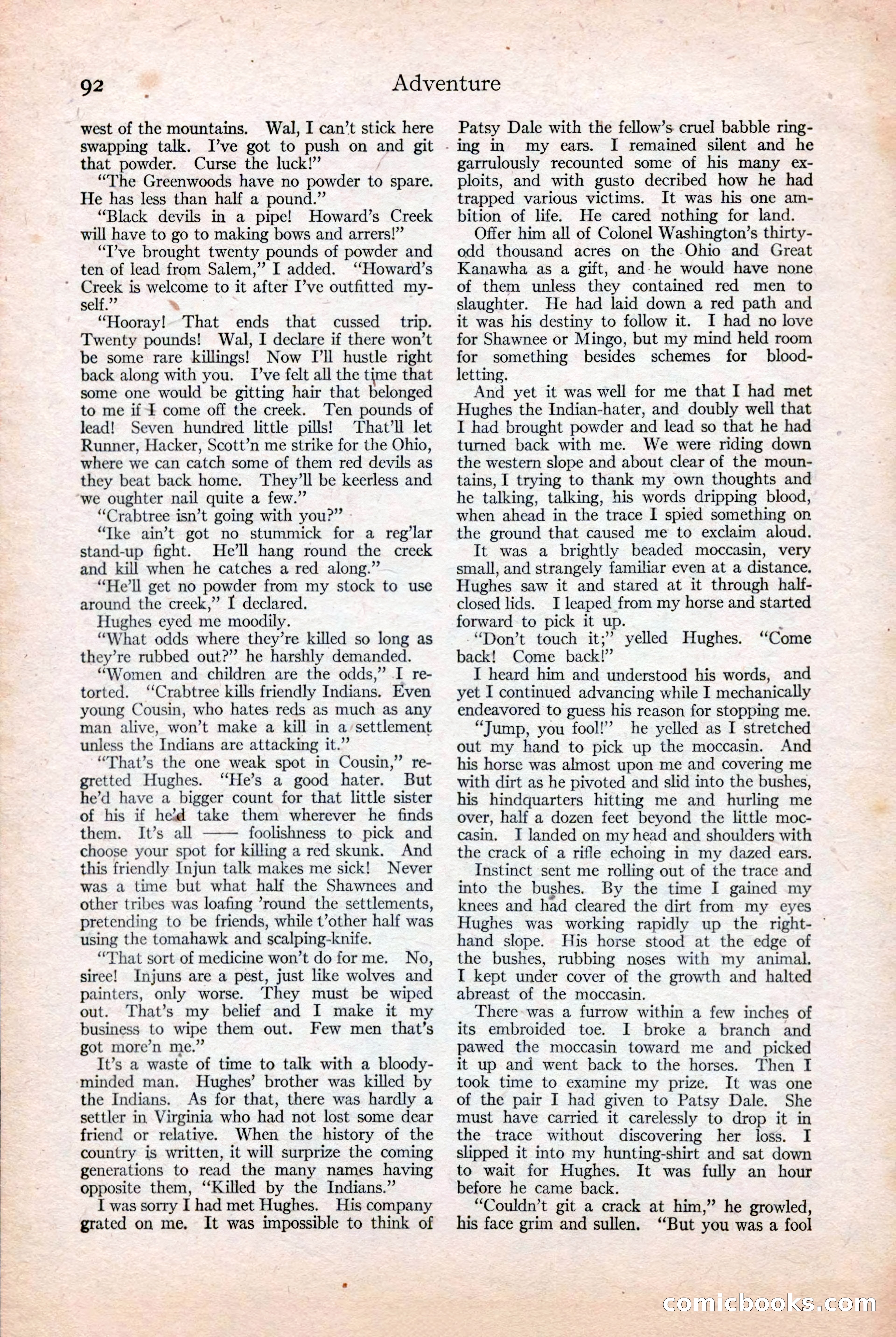 Adventure, December 3, 1920 — page 102 of 172