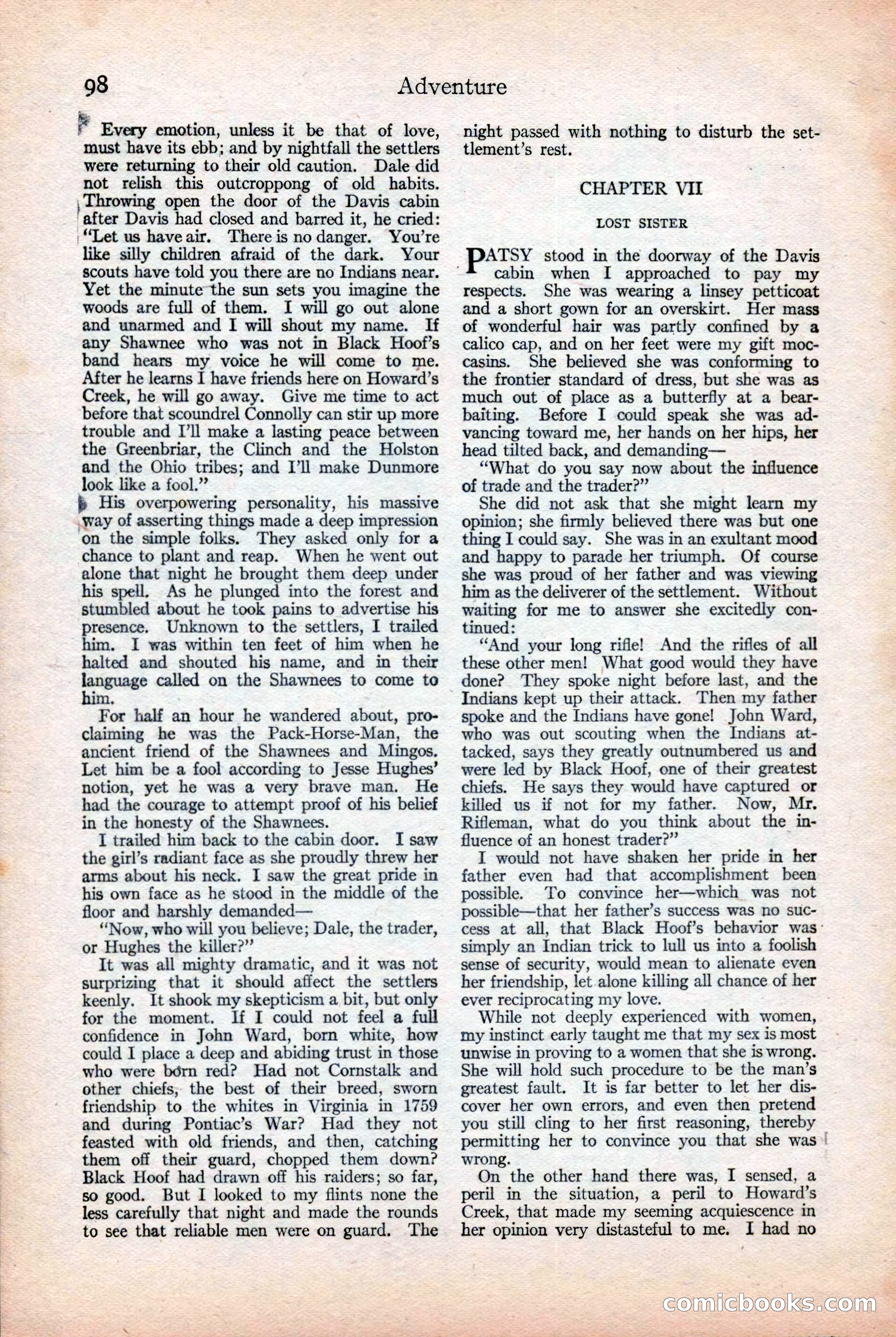 Adventure, December 3, 1920 — page 108 of 172