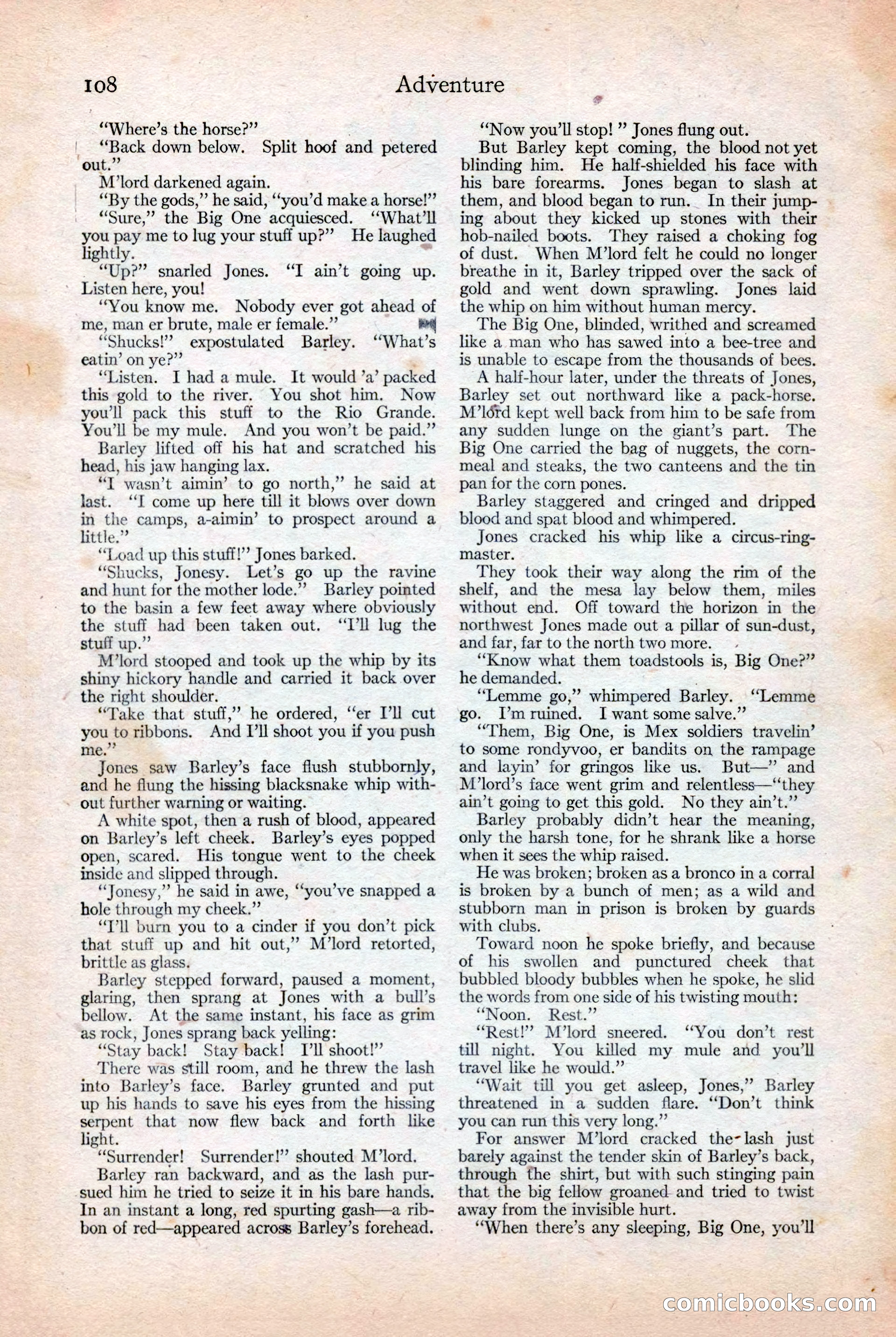 Adventure, December 3, 1920 — page 118 of 172