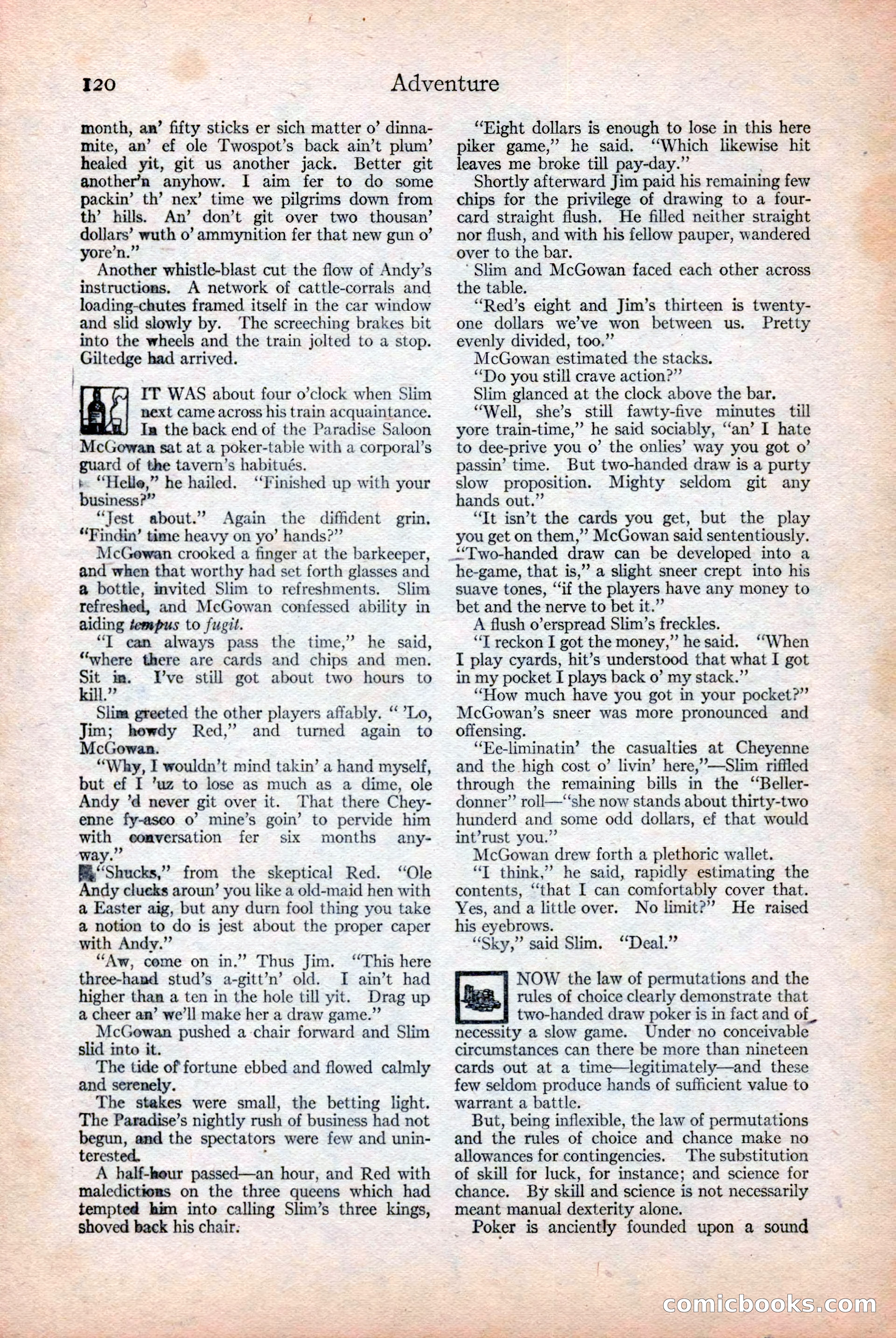 Adventure, December 3, 1920 — page 130 of 172