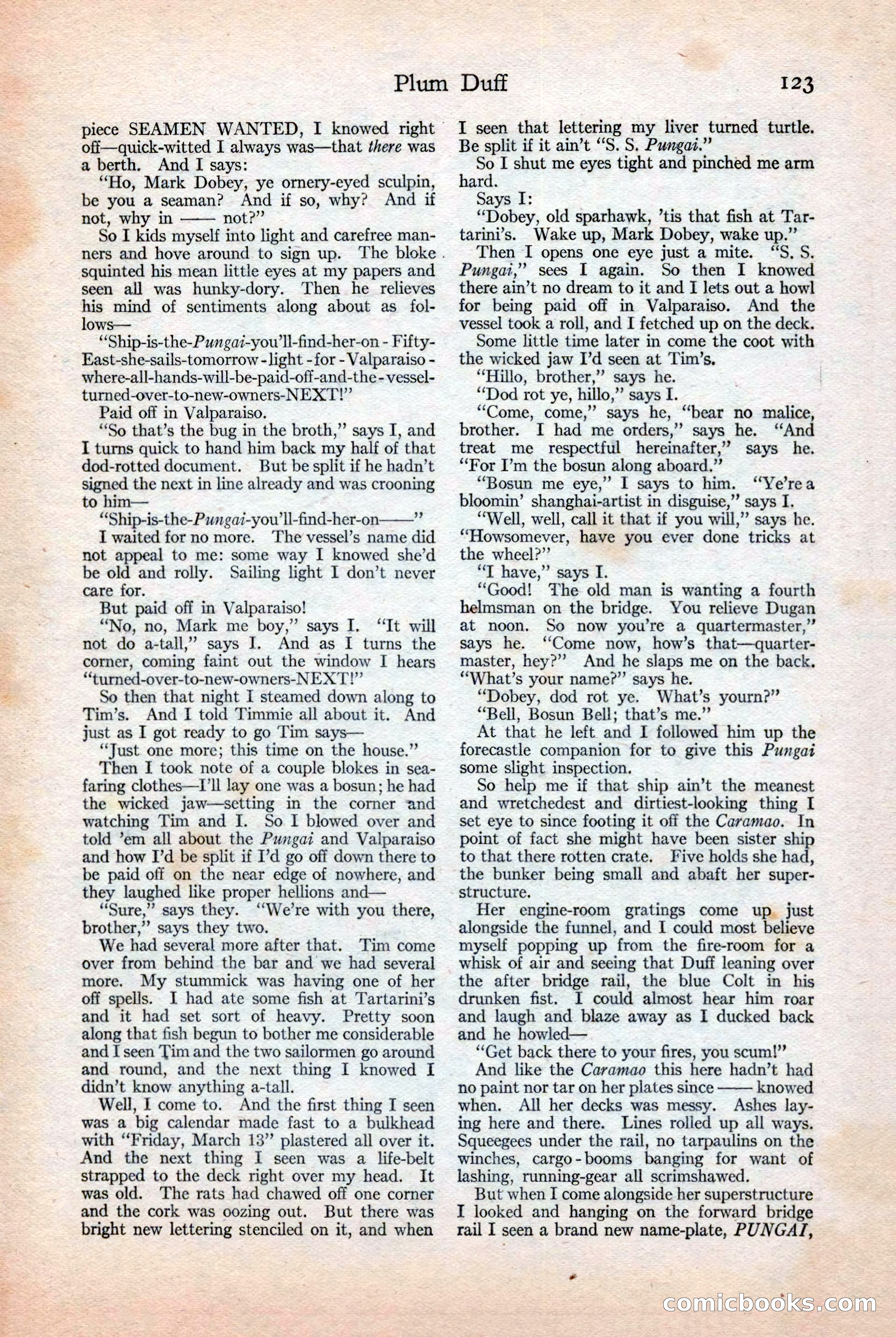 Adventure, December 3, 1920 — page 133 of 172