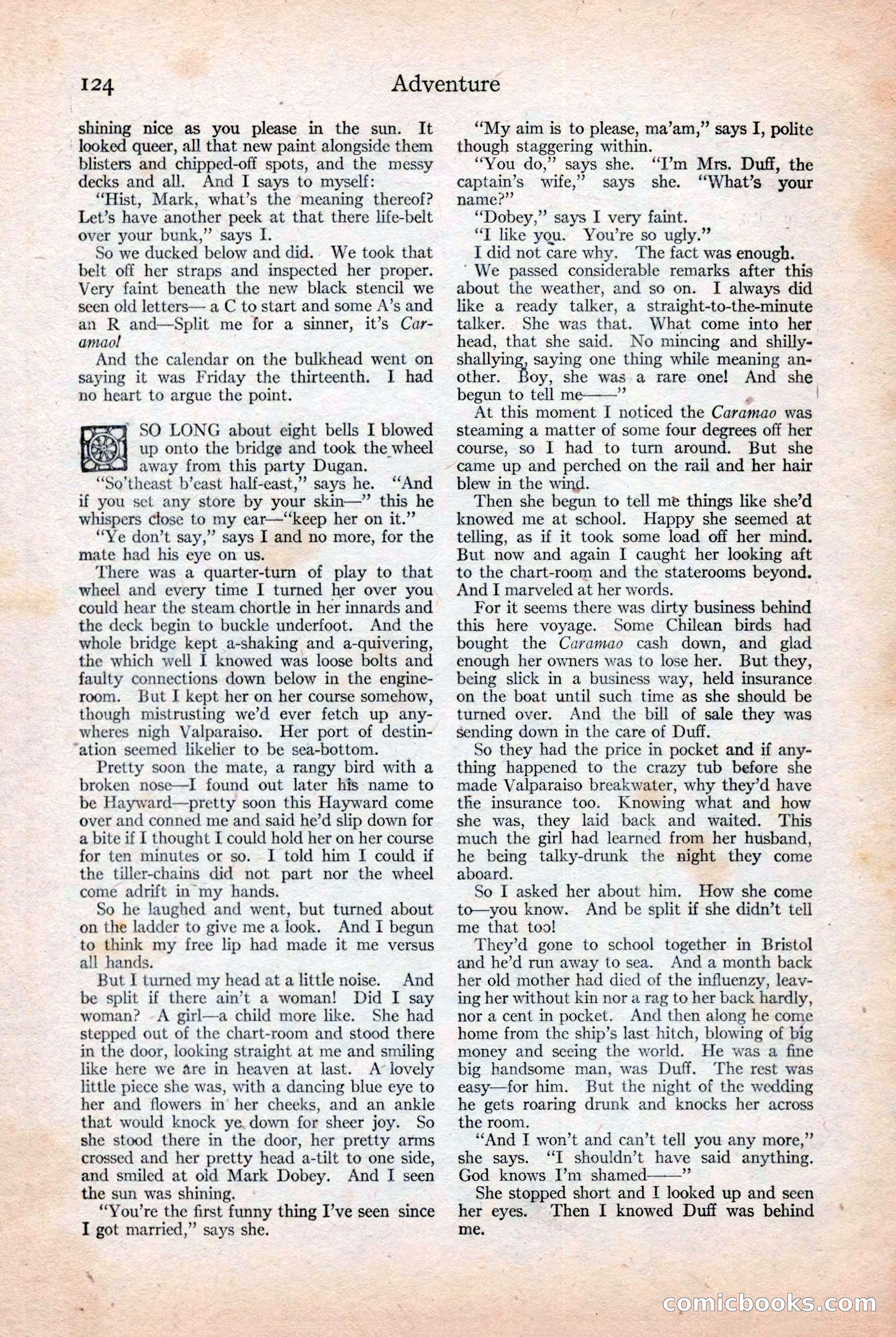 Adventure, December 3, 1920 — page 134 of 172