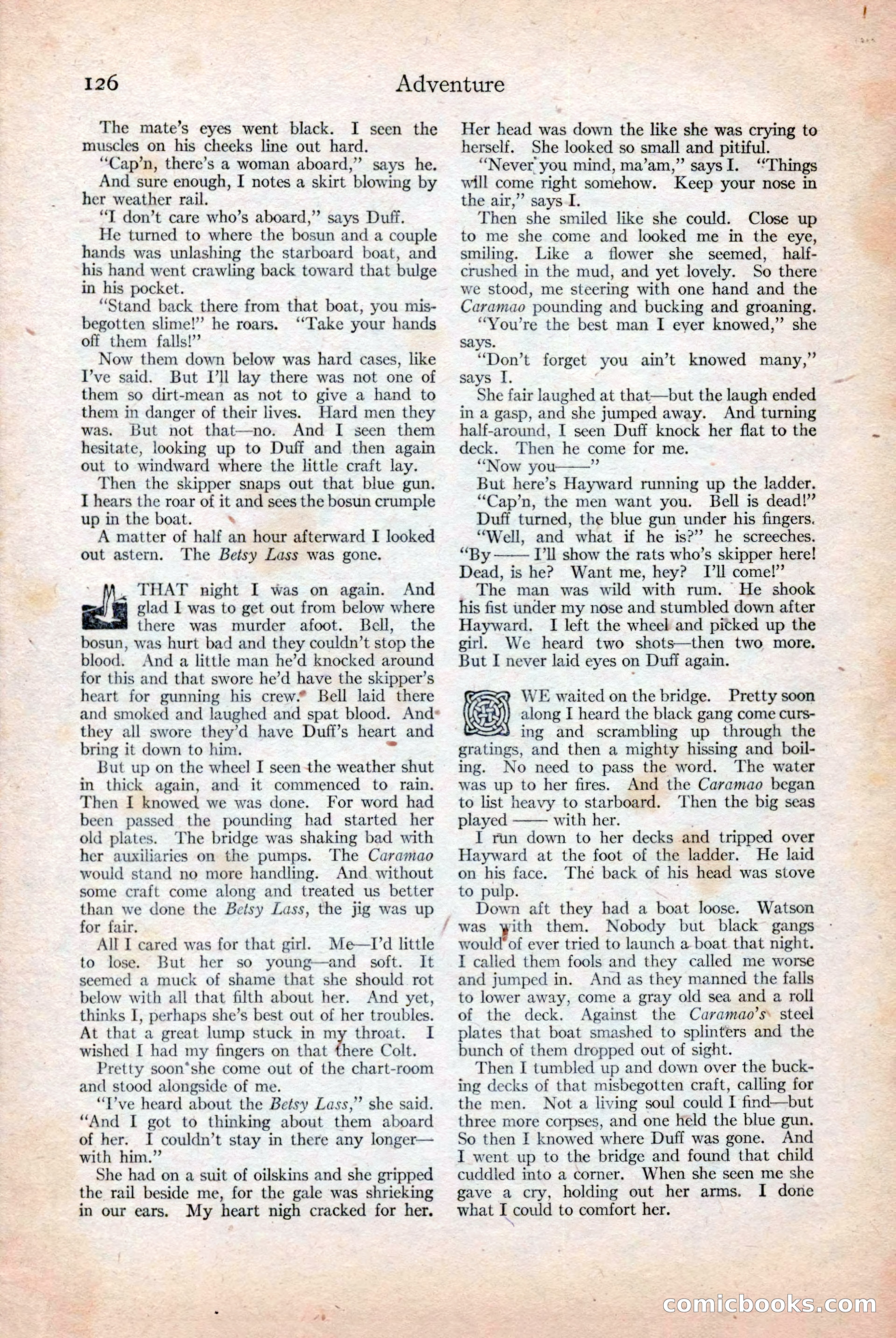 Adventure, December 3, 1920 — page 136 of 172