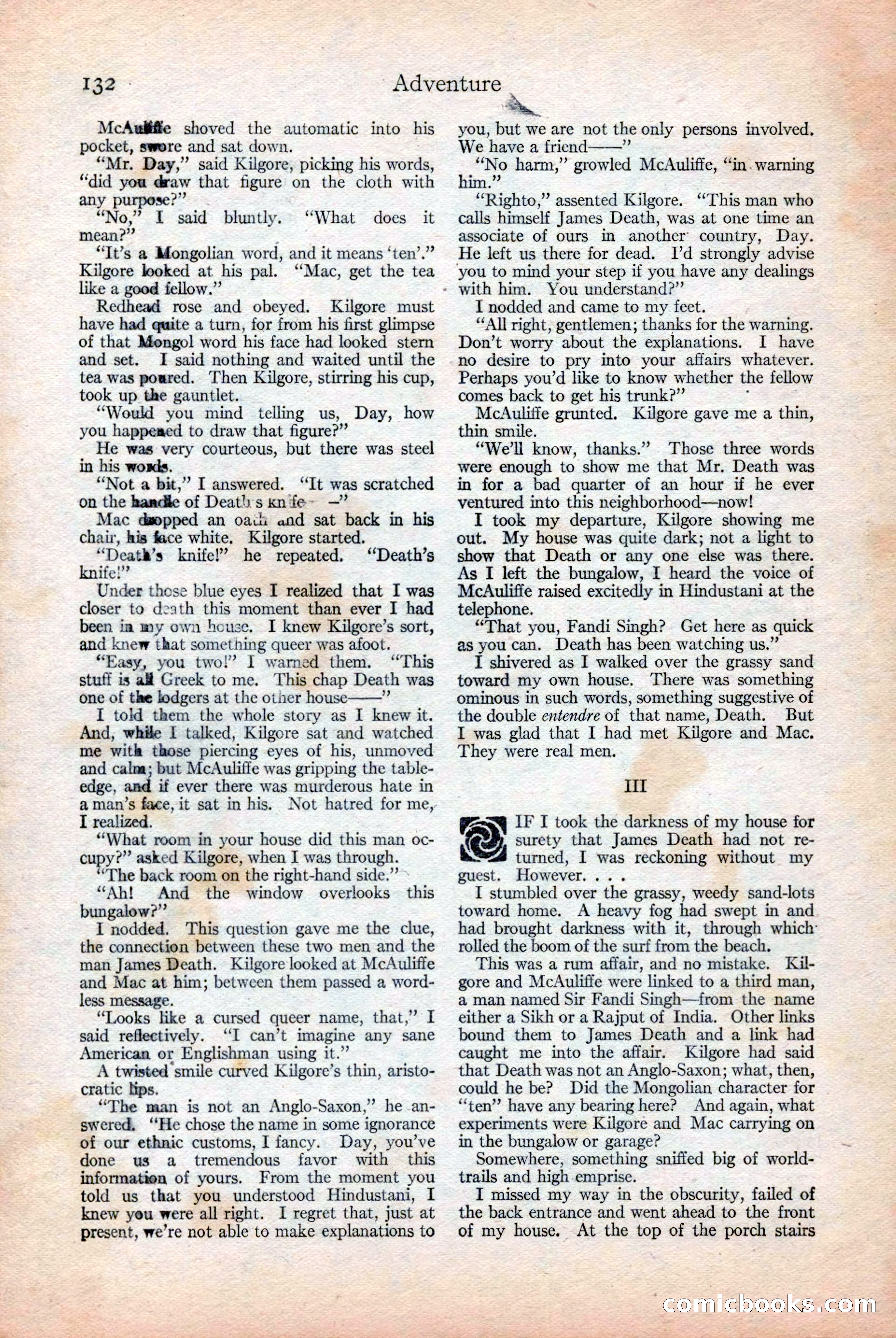 Adventure, December 3, 1920 — page 142 of 172