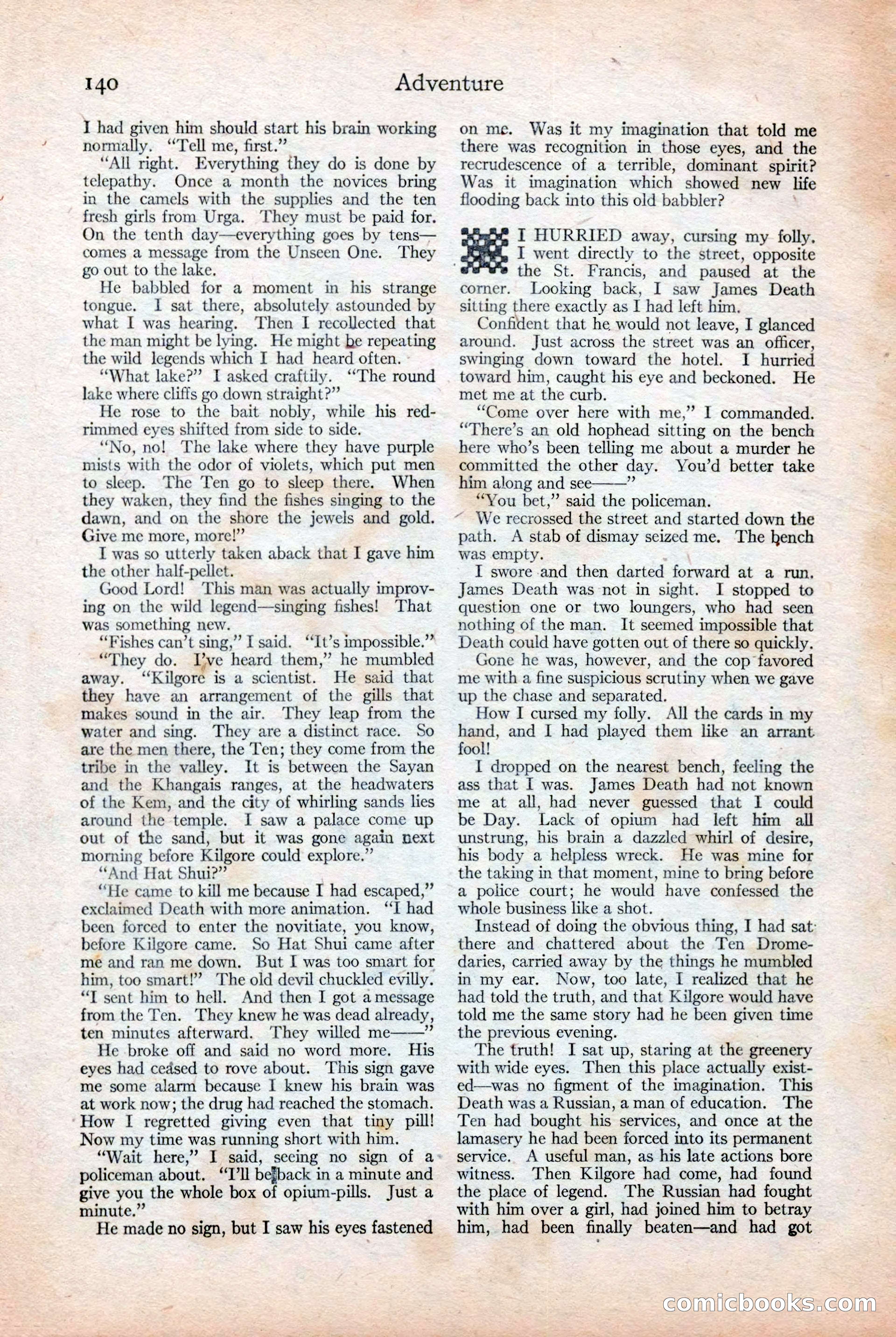 Adventure, December 3, 1920 — page 150 of 172