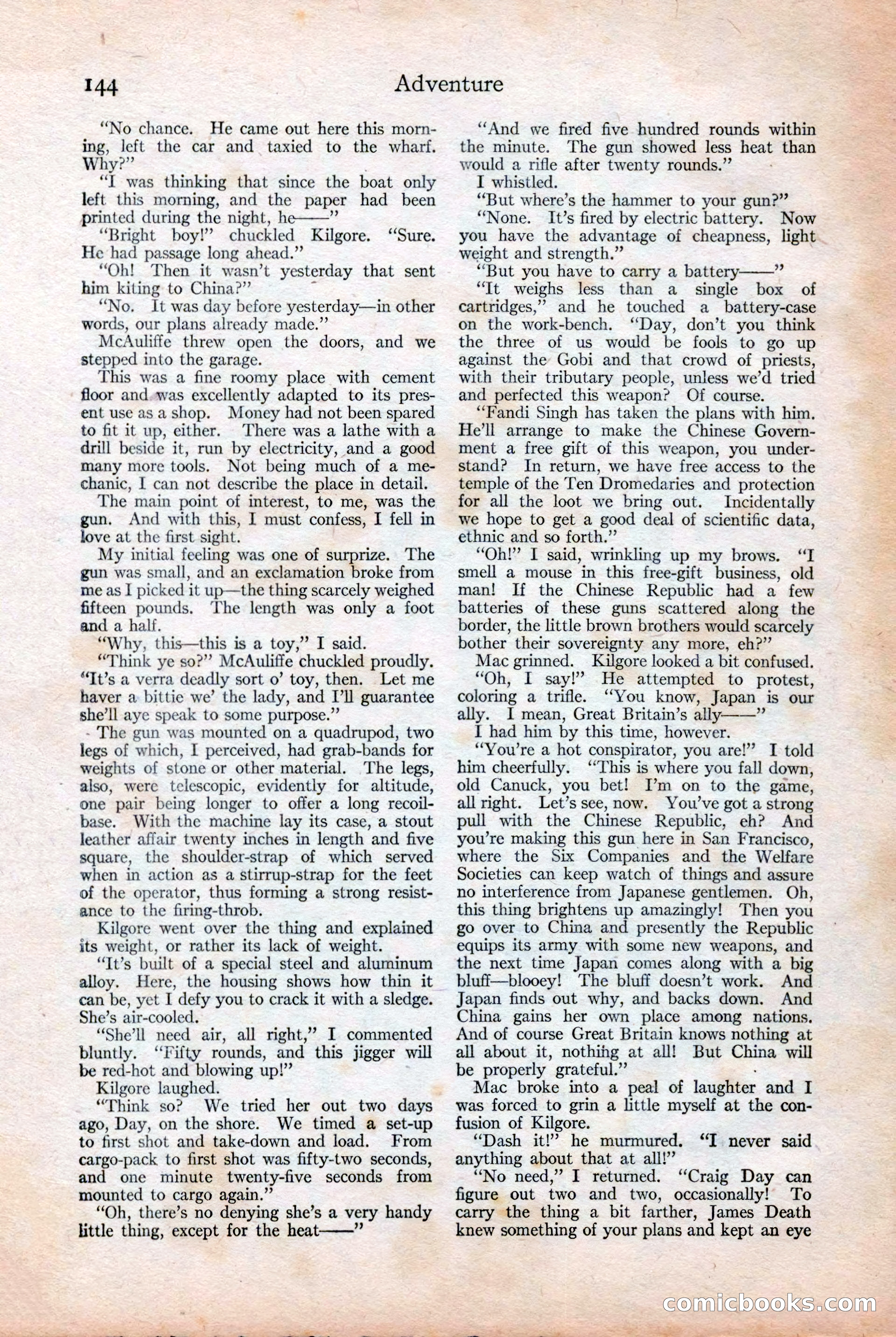 Adventure, December 3, 1920 — page 154 of 172