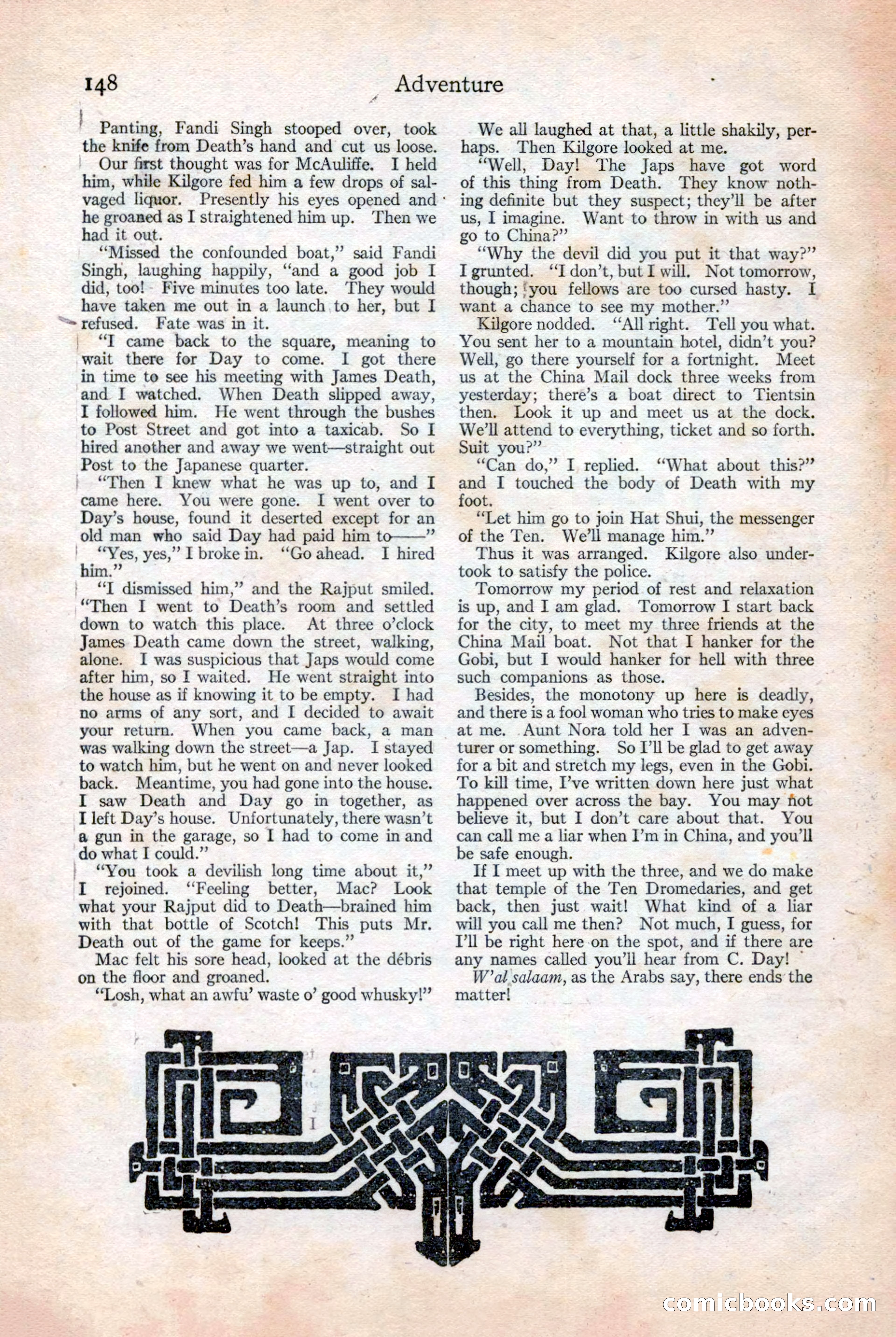 Adventure, December 3, 1920 — page 158 of 172