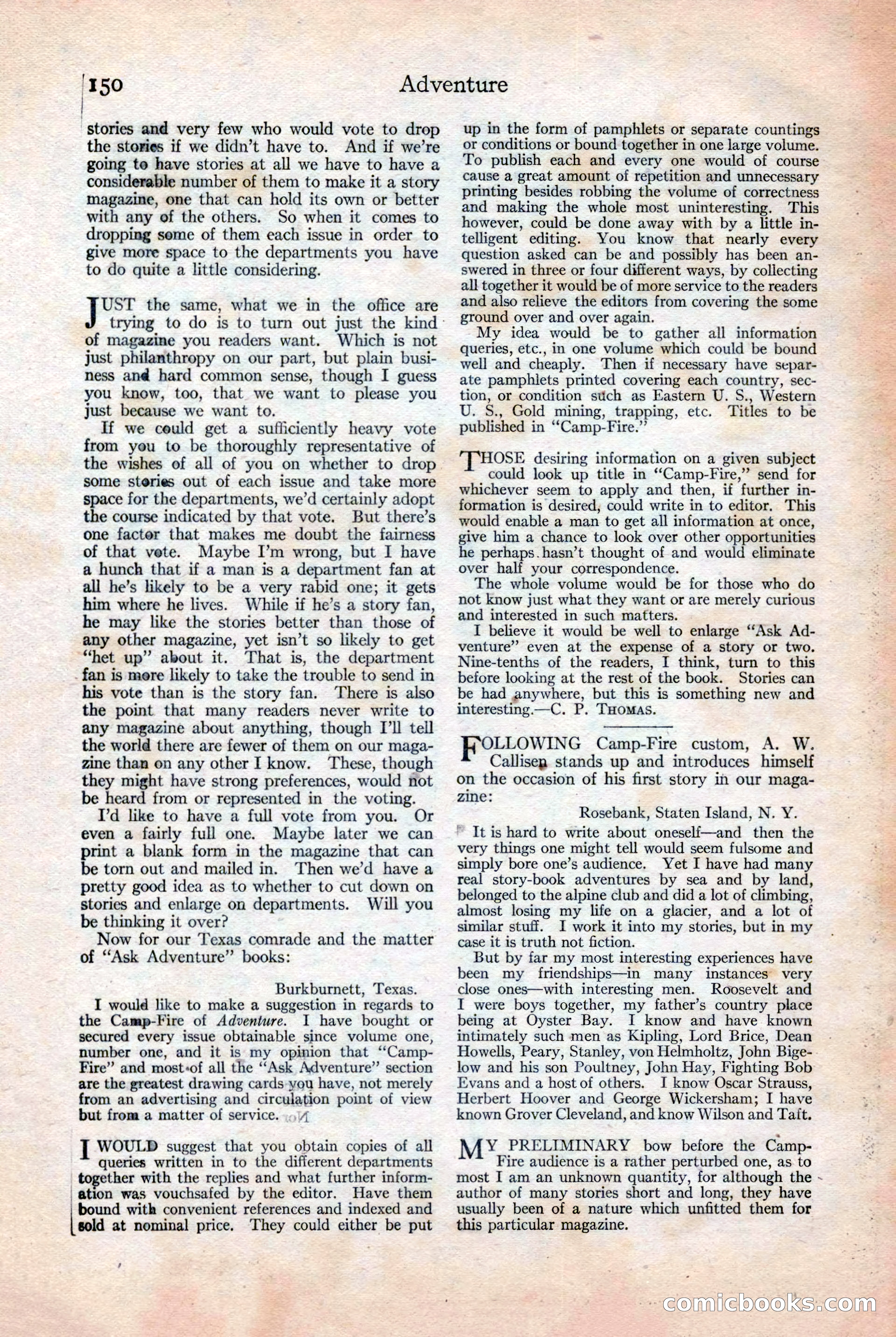 Adventure, December 3, 1920 — page 160 of 172
