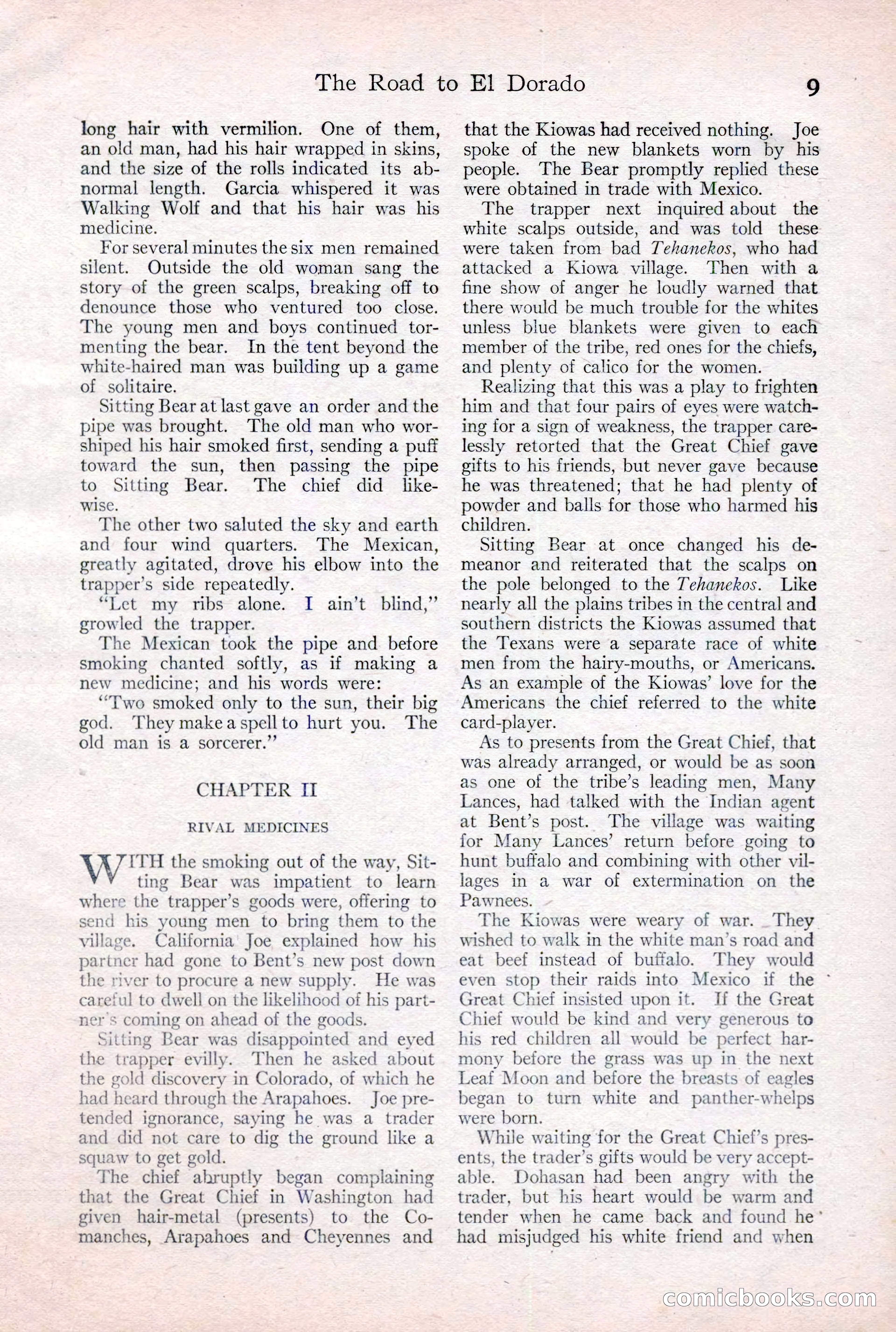 Adventure Magazine Cover, February 3, 1921 — page 15 of 200