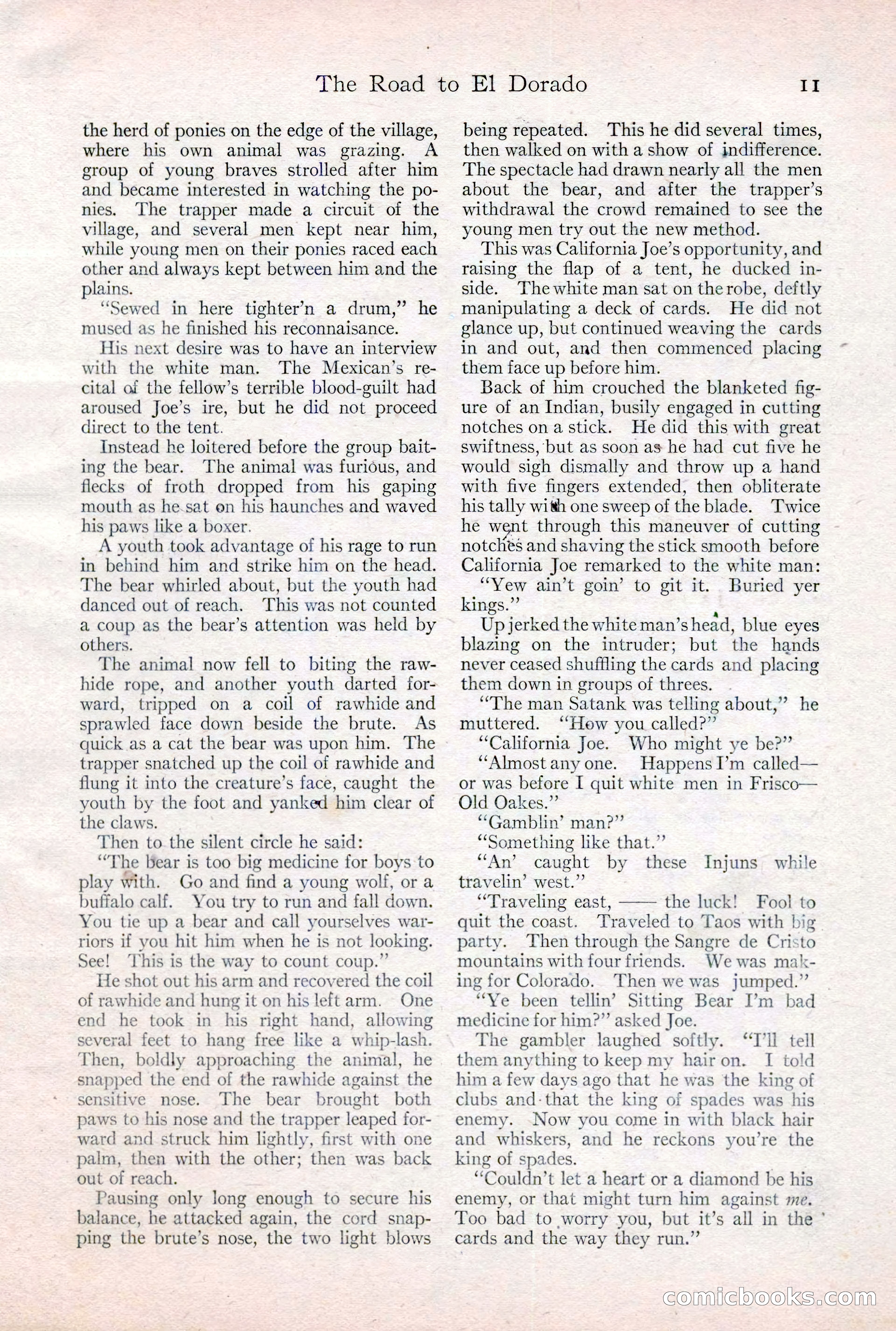 Adventure Magazine Cover, February 3, 1921 — page 17 of 200
