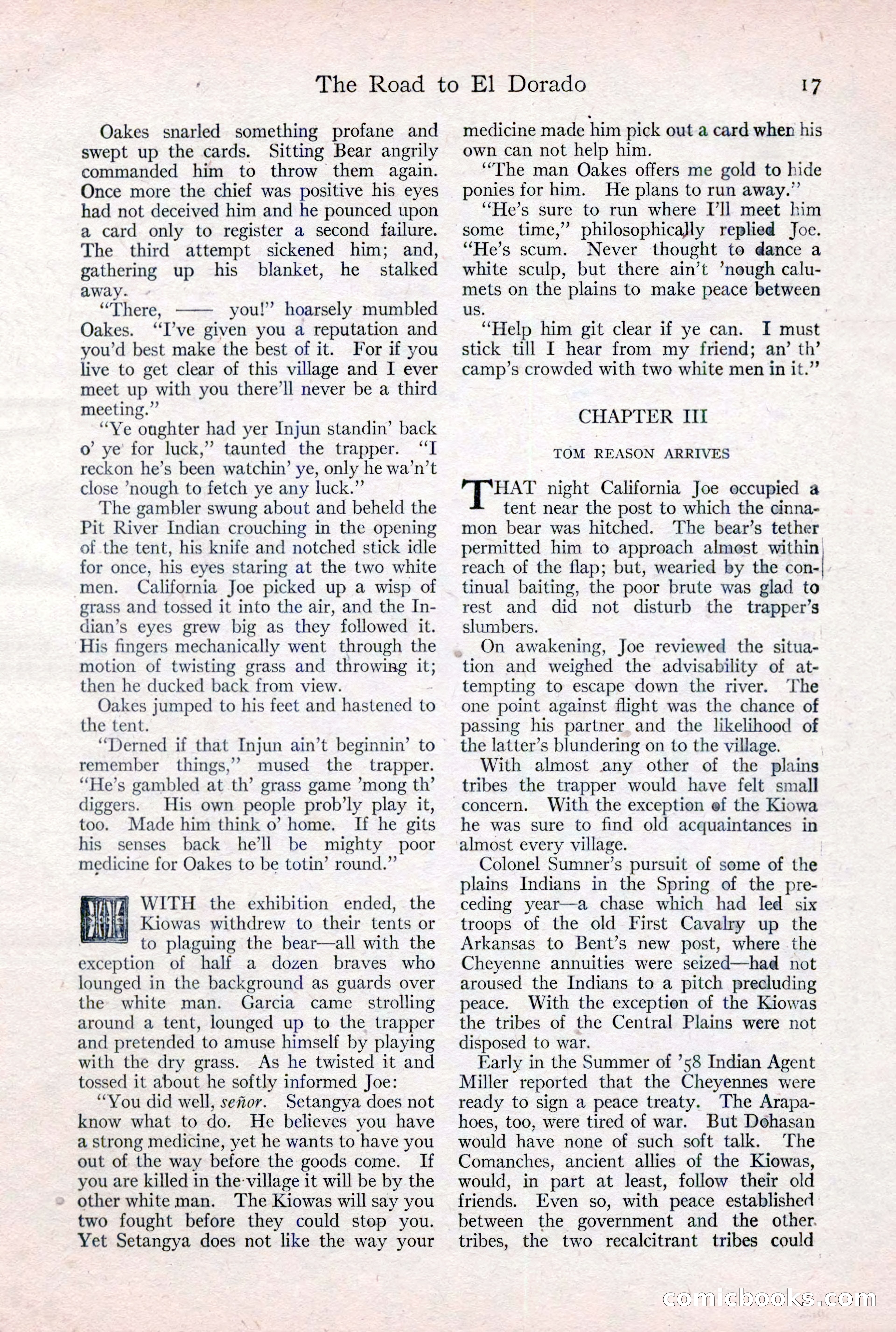 Adventure Magazine Cover, February 3, 1921 — page 23 of 200