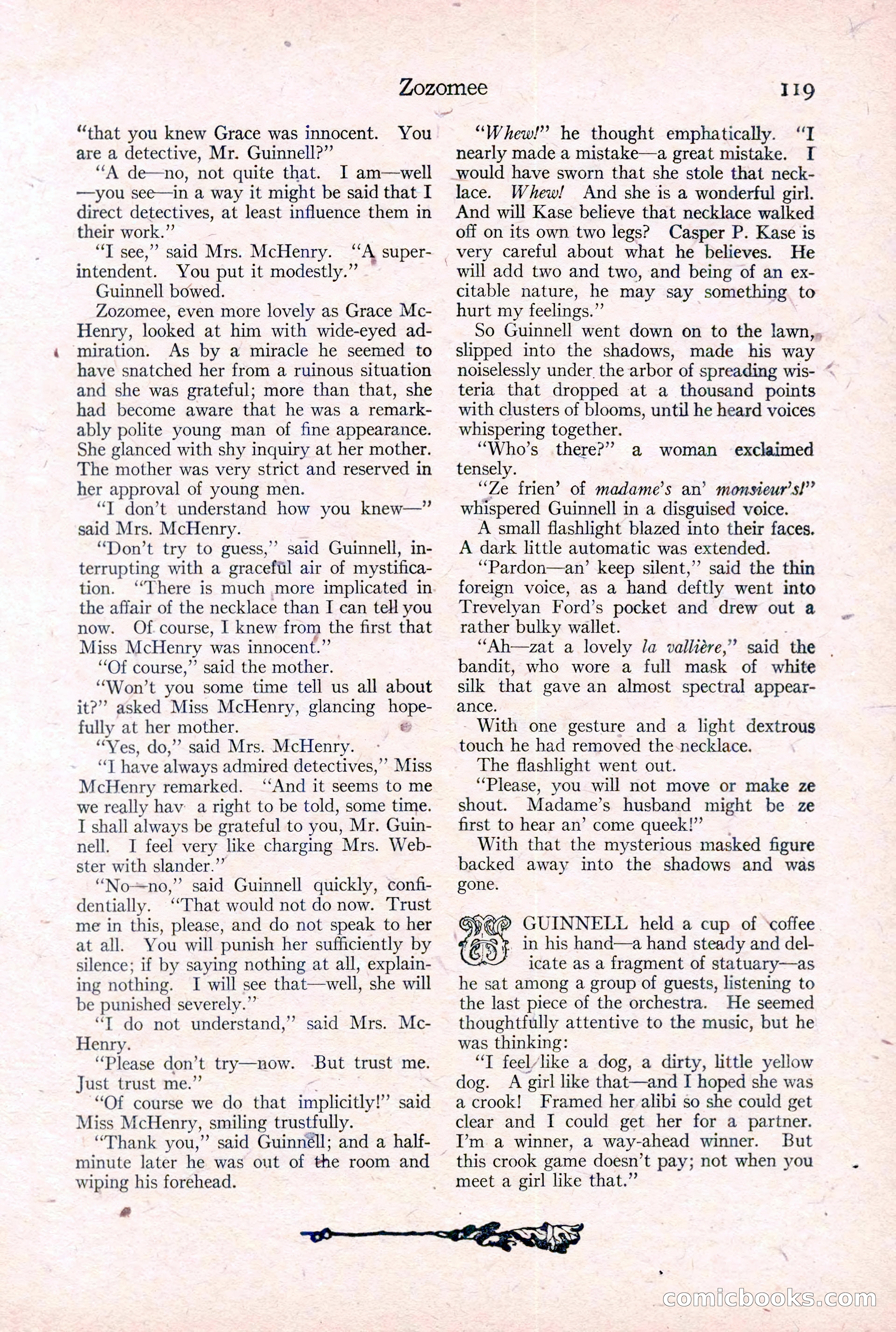 Adventure Magazine Cover, February 3, 1921 — page 125 of 200