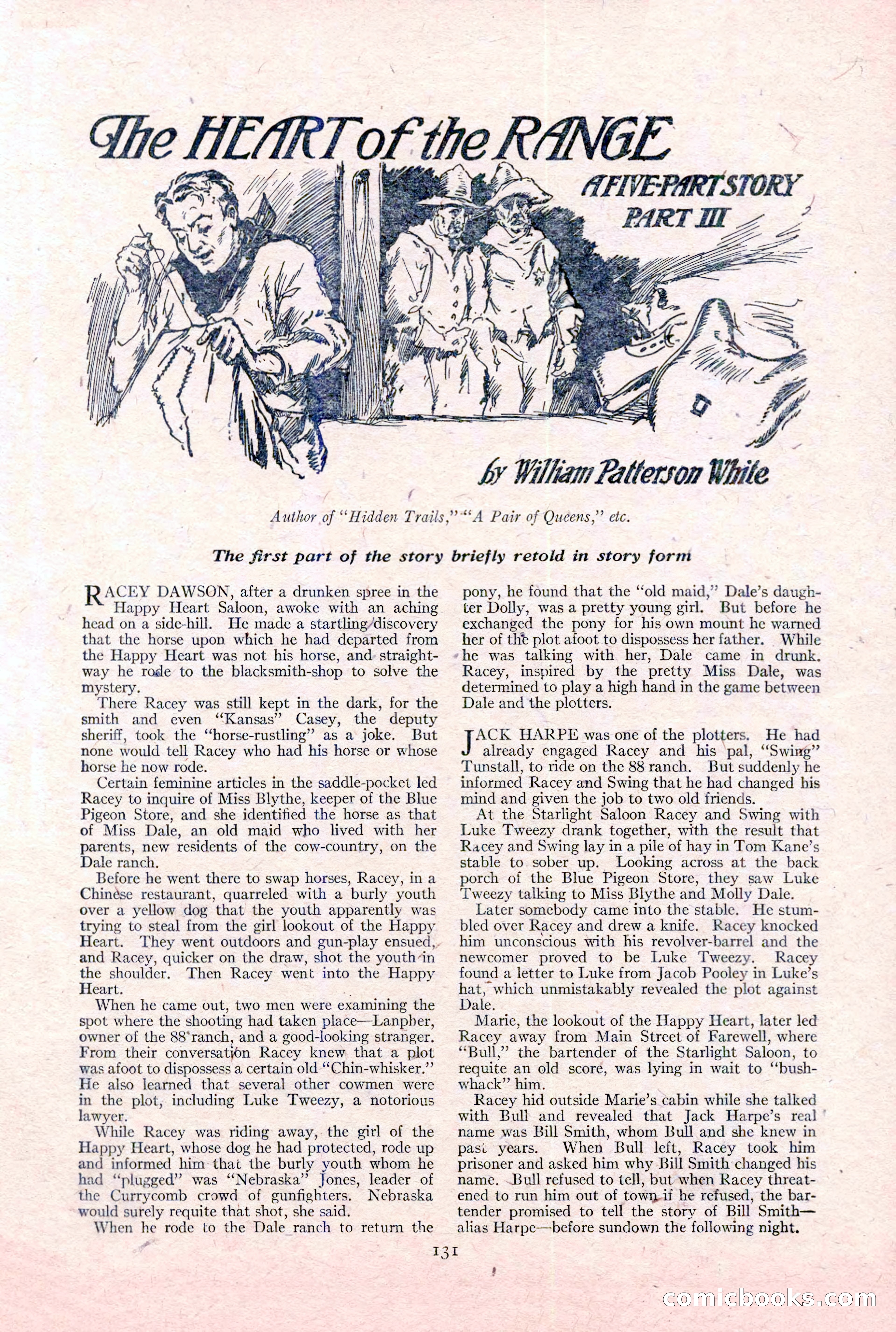 Adventure Magazine Cover, February 3, 1921 — page 137 of 200