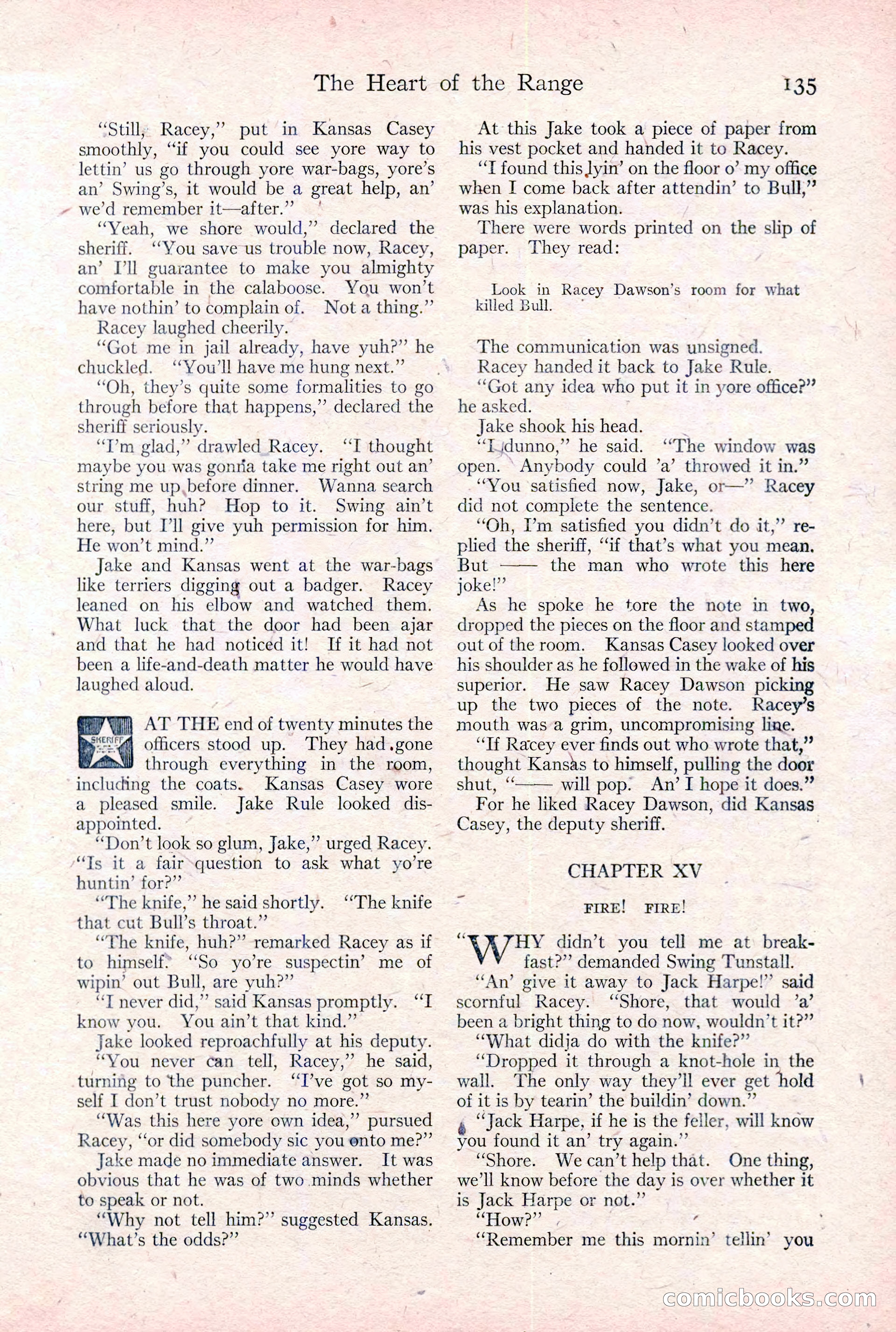 Adventure Magazine Cover, February 3, 1921 — page 141 of 200