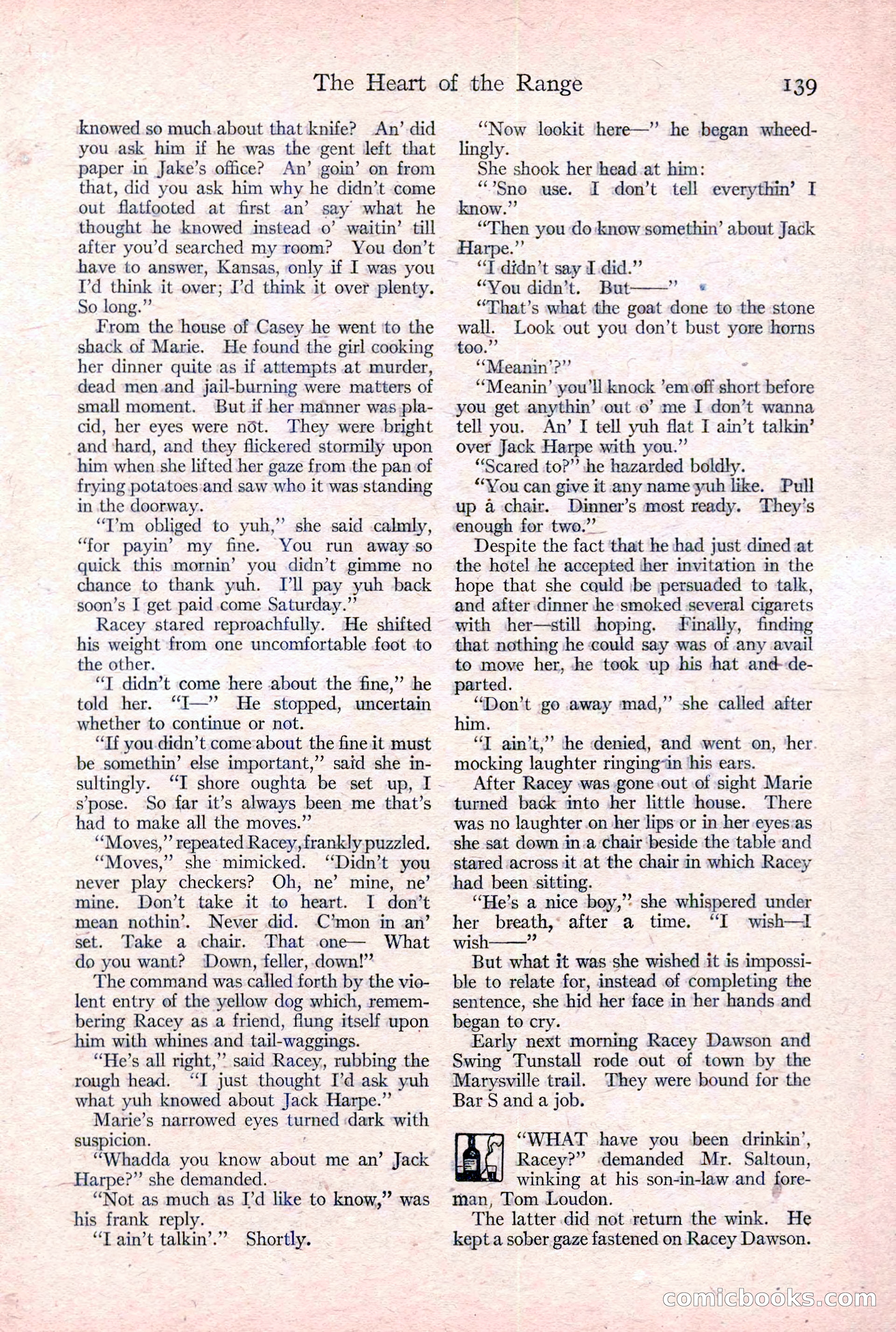 Adventure Magazine Cover, February 3, 1921 — page 145 of 200