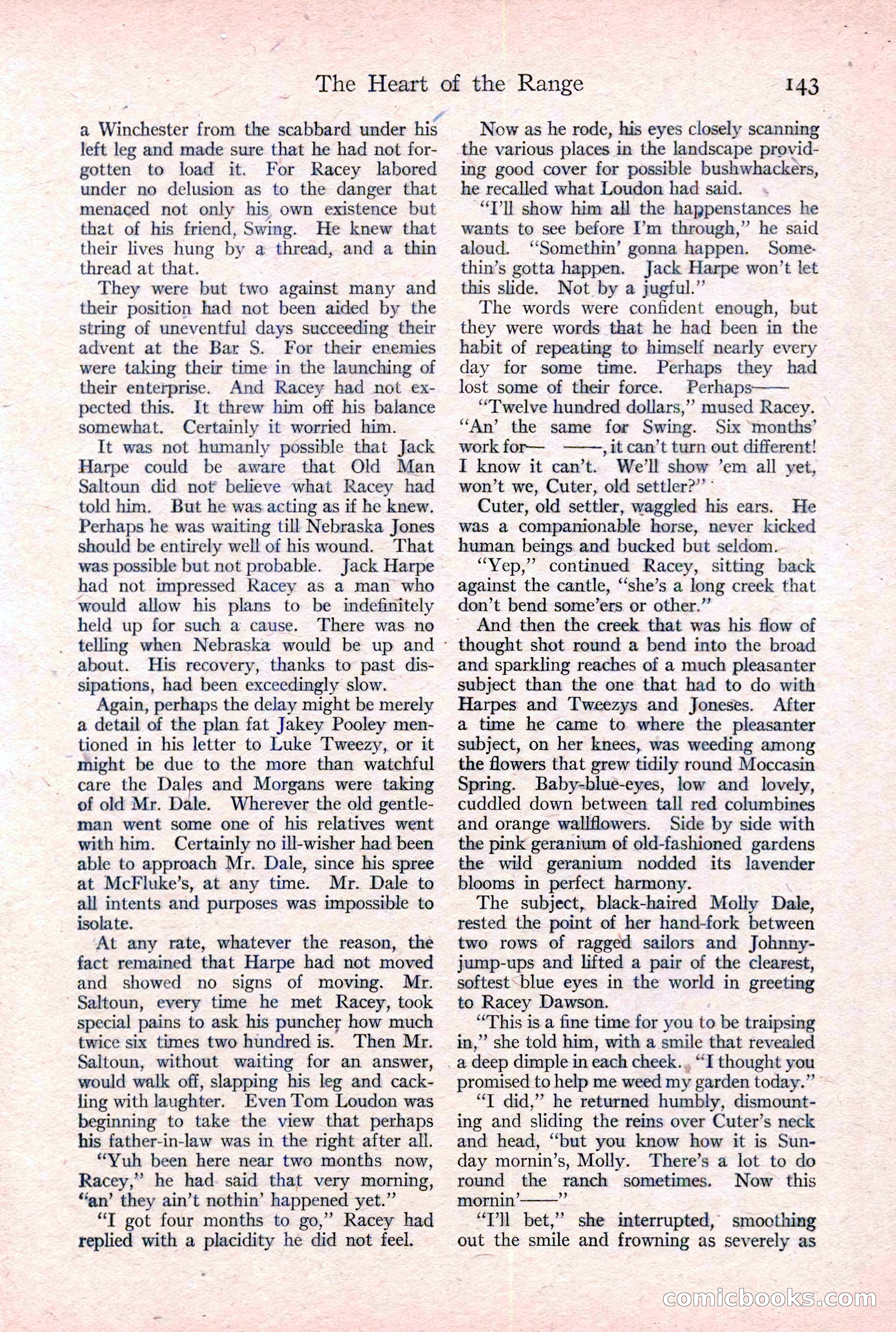 Adventure Magazine Cover, February 3, 1921 — page 149 of 200