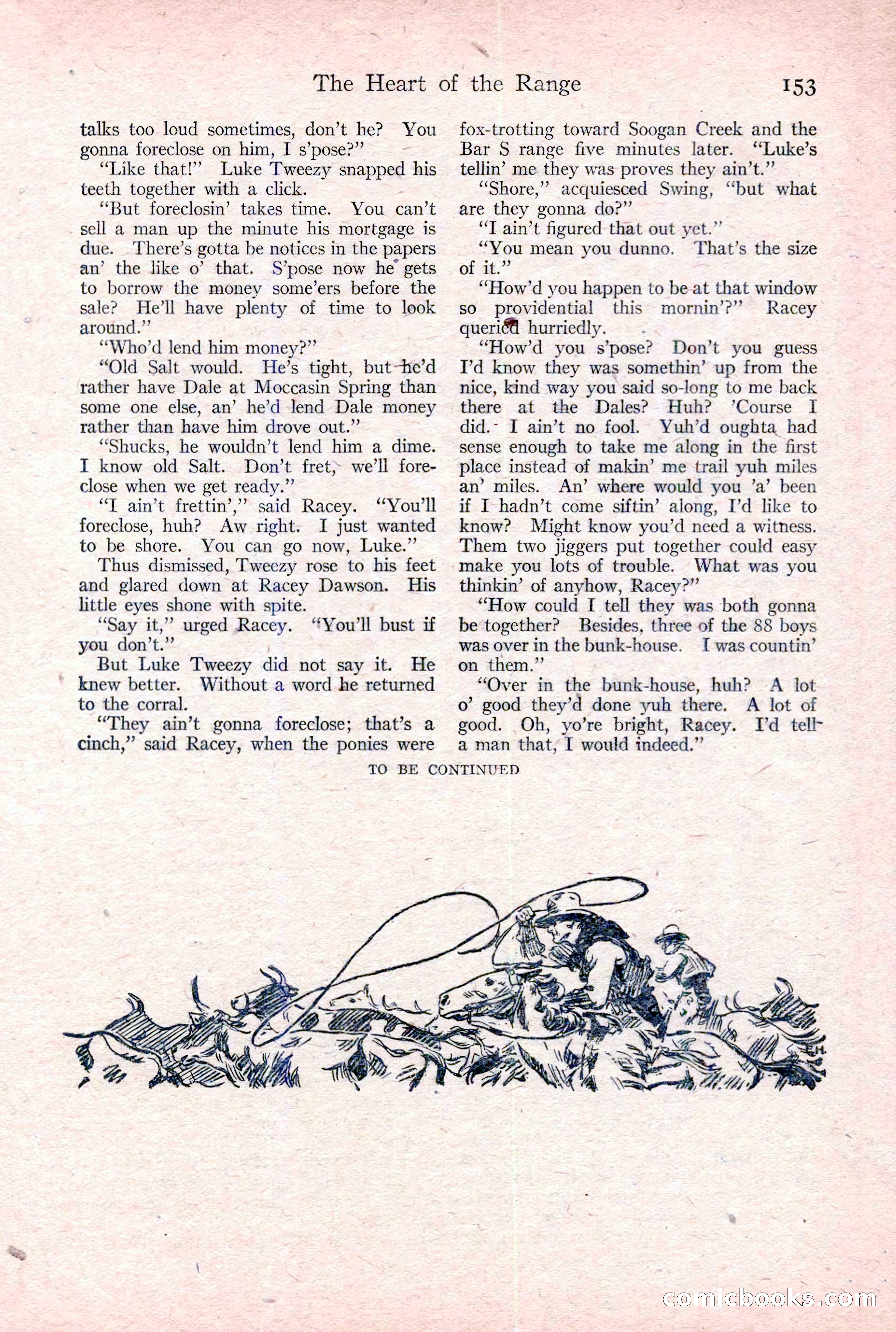 Adventure Magazine Cover, February 3, 1921 — page 159 of 200