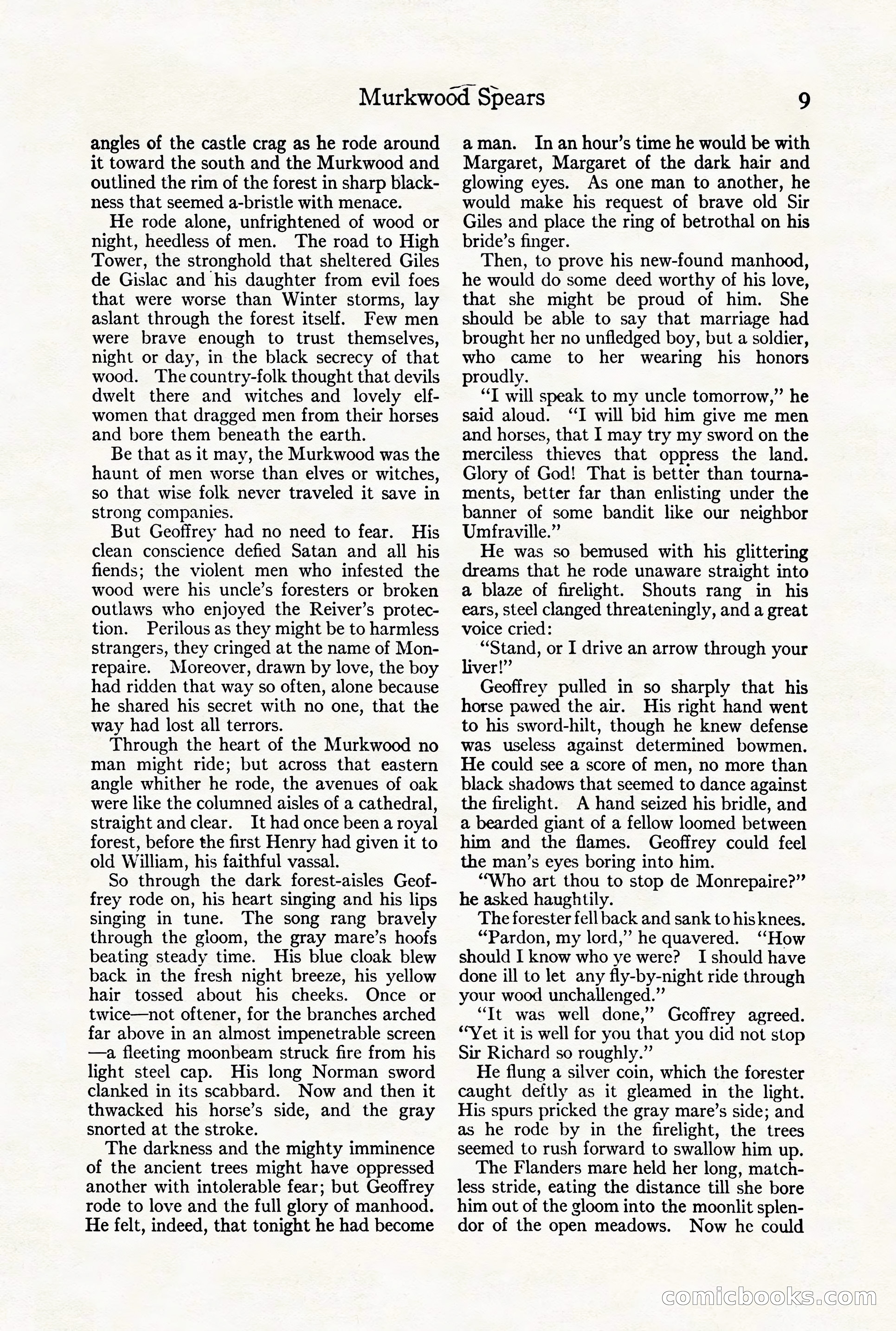 Adventure Magazine Cover, August 18, 1921 — page 15 of 200