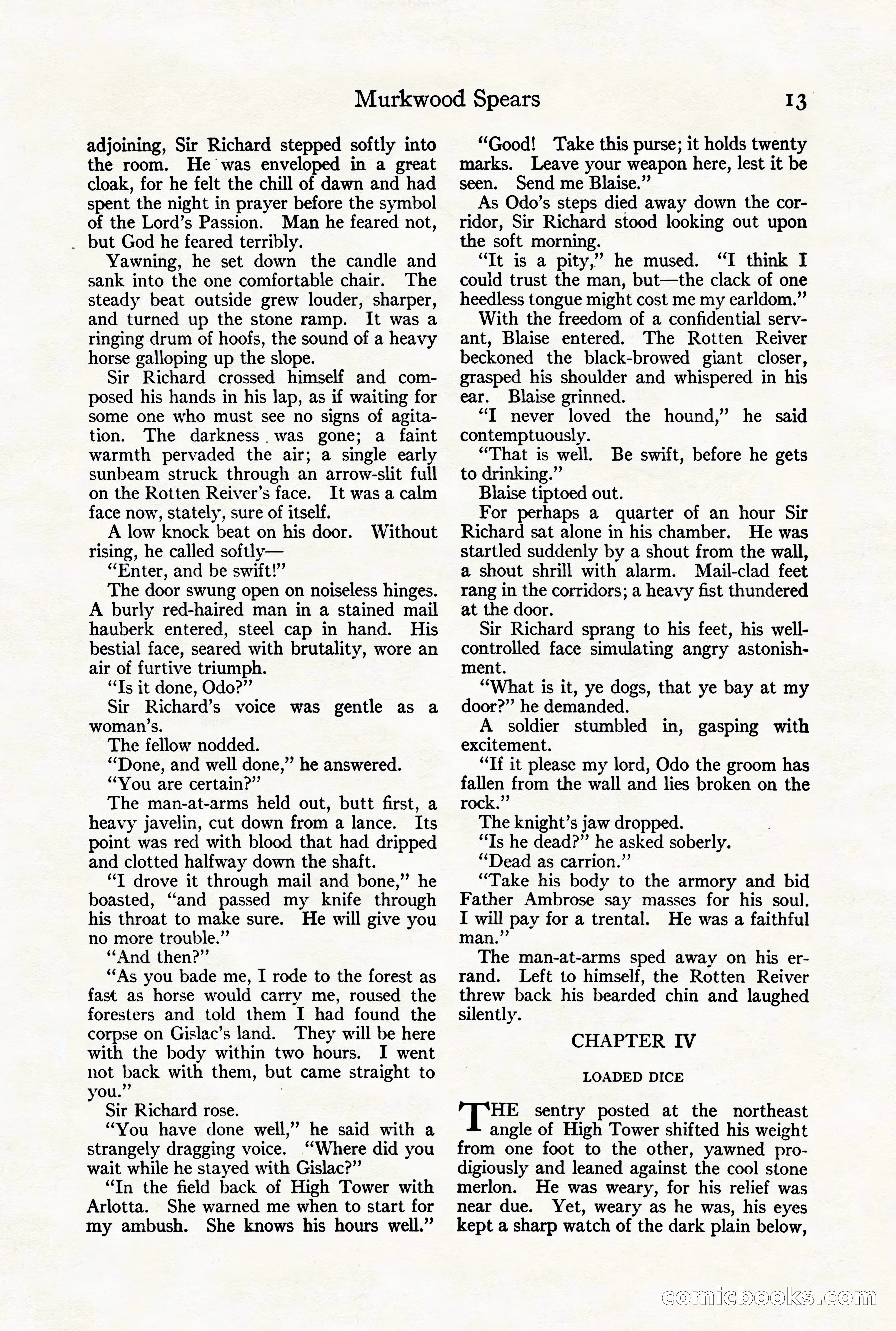 Adventure Magazine Cover, August 18, 1921 — page 19 of 200
