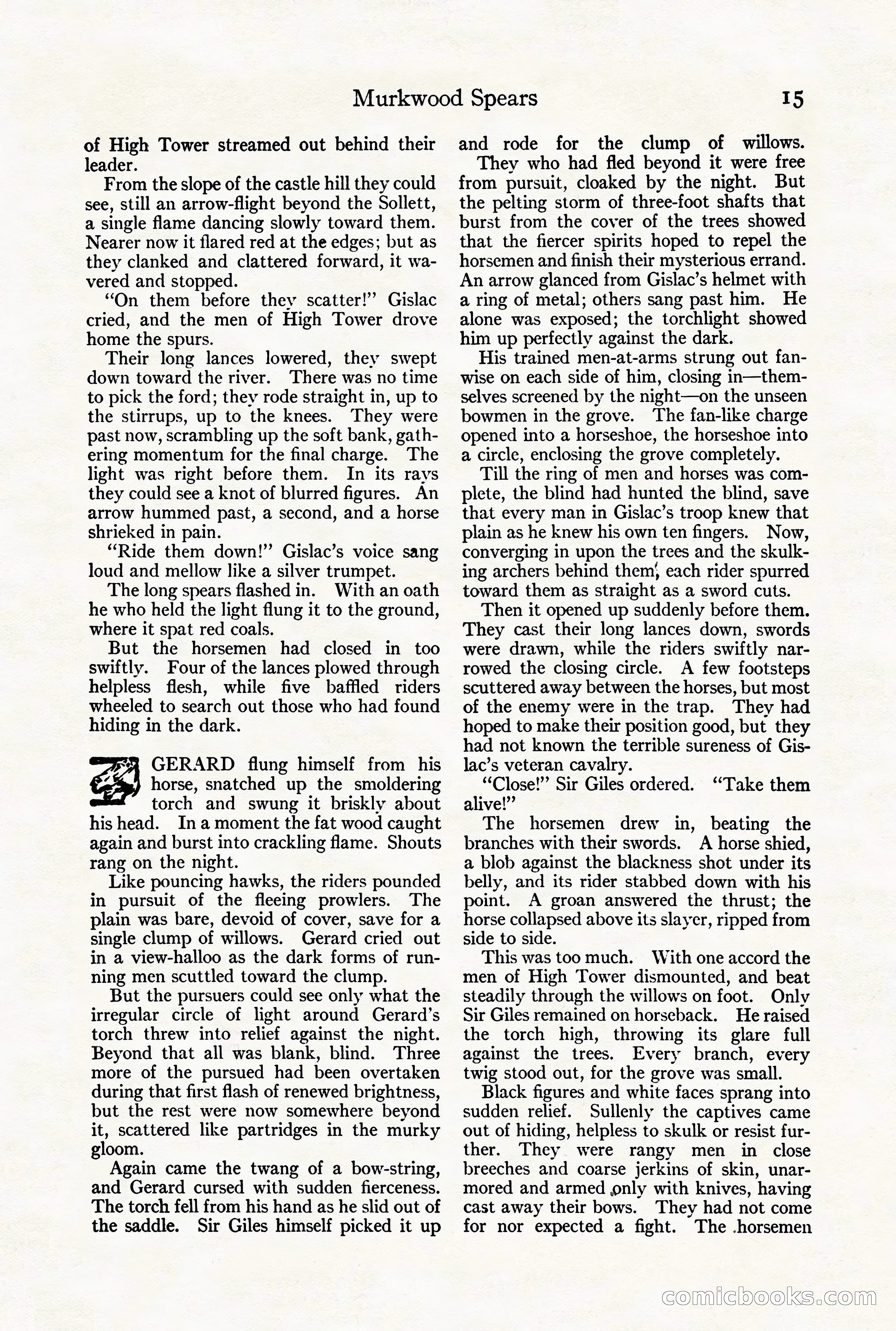 Adventure Magazine Cover, August 18, 1921 — page 21 of 200