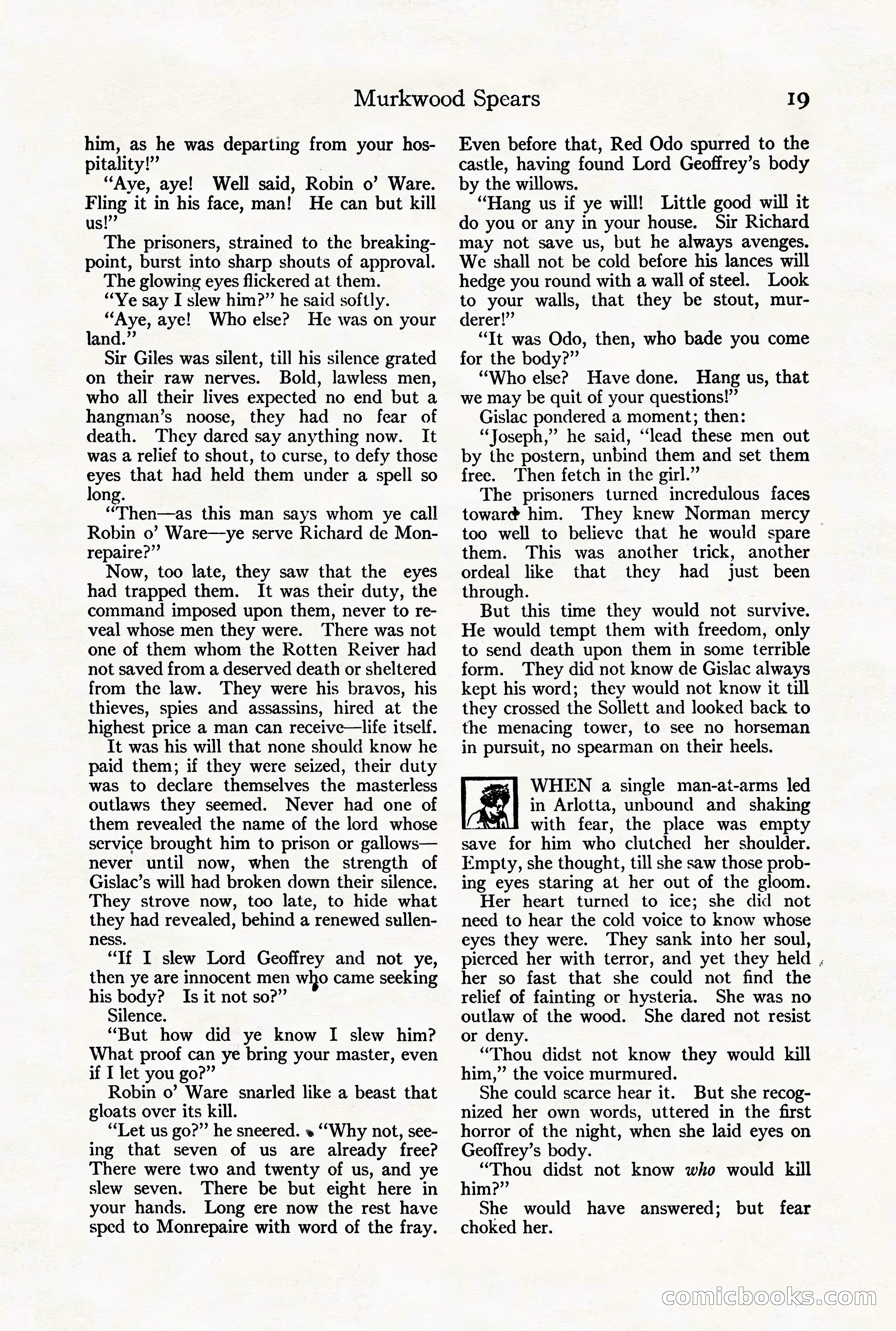 Adventure Magazine Cover, August 18, 1921 — page 25 of 200