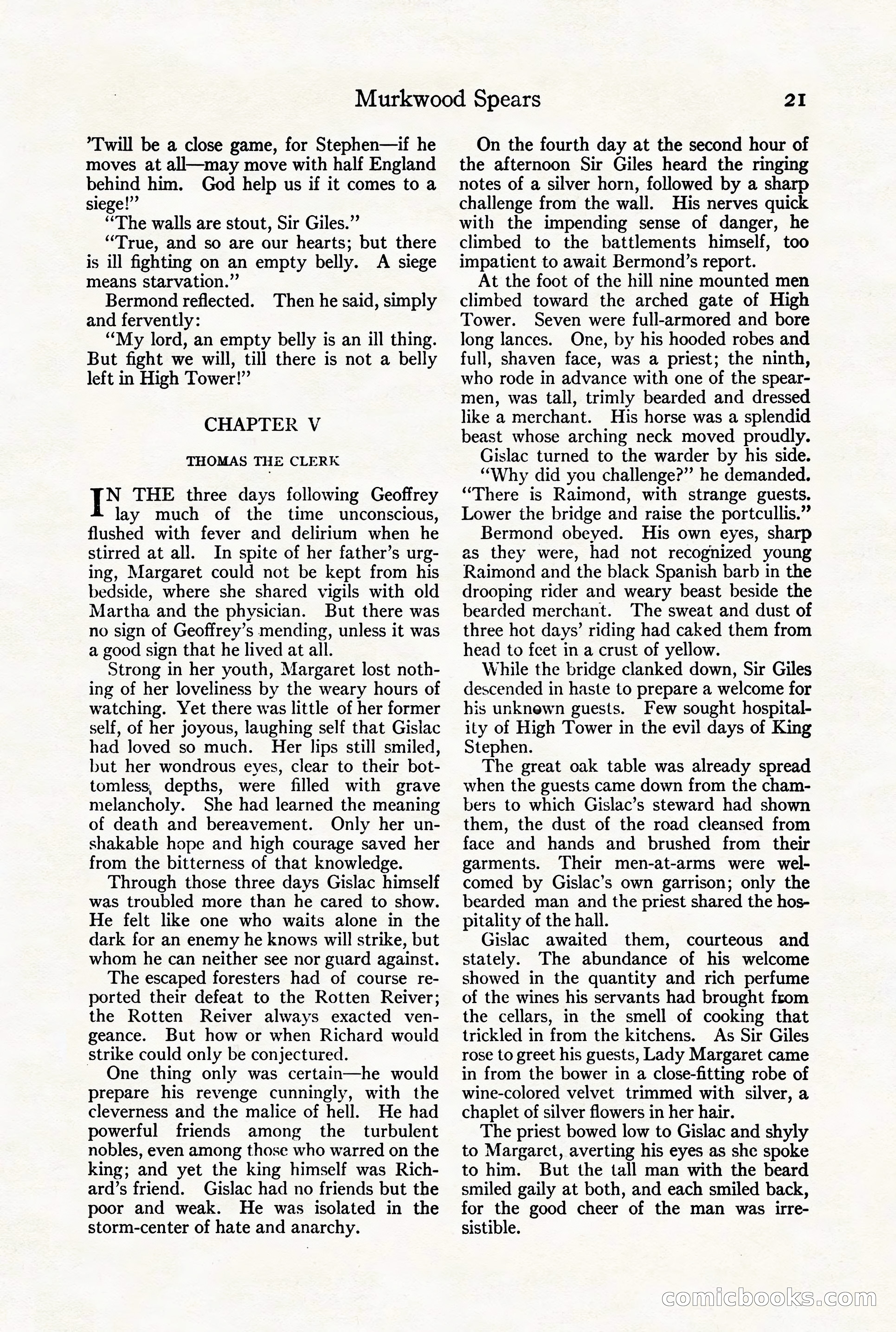 Adventure Magazine Cover, August 18, 1921 — page 27 of 200