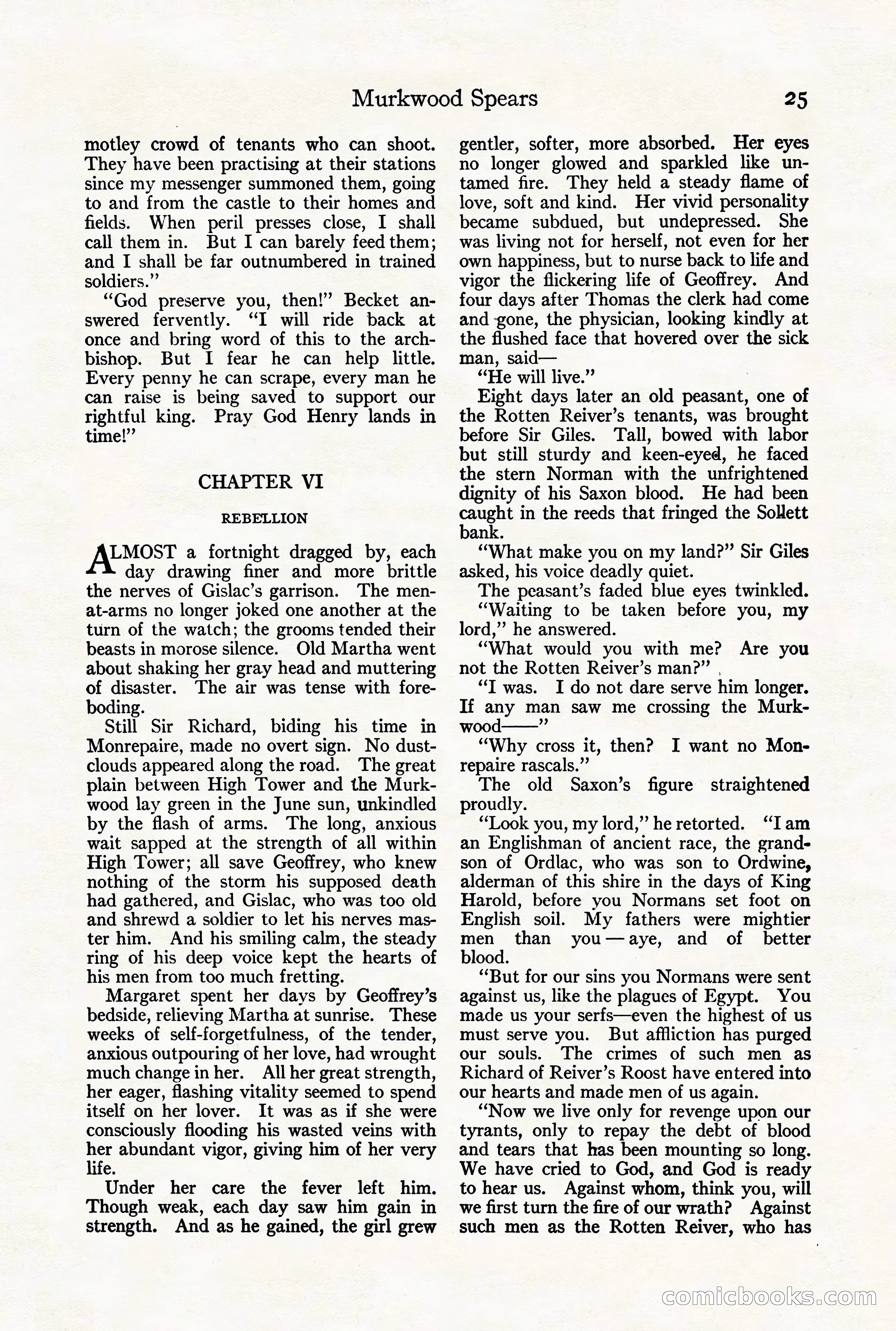 Adventure Magazine Cover, August 18, 1921 — page 31 of 200
