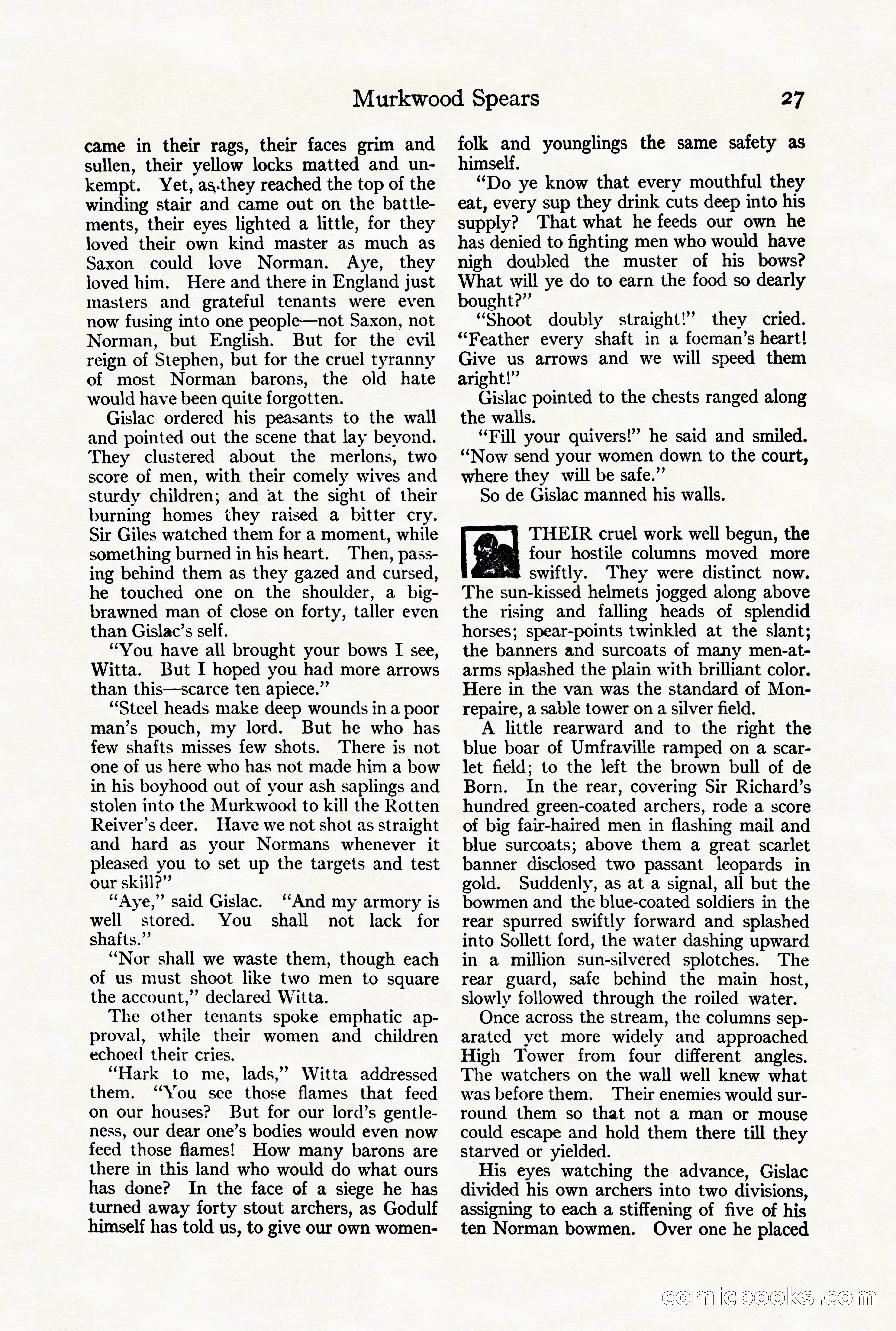 Adventure Magazine Cover, August 18, 1921 — page 33 of 200