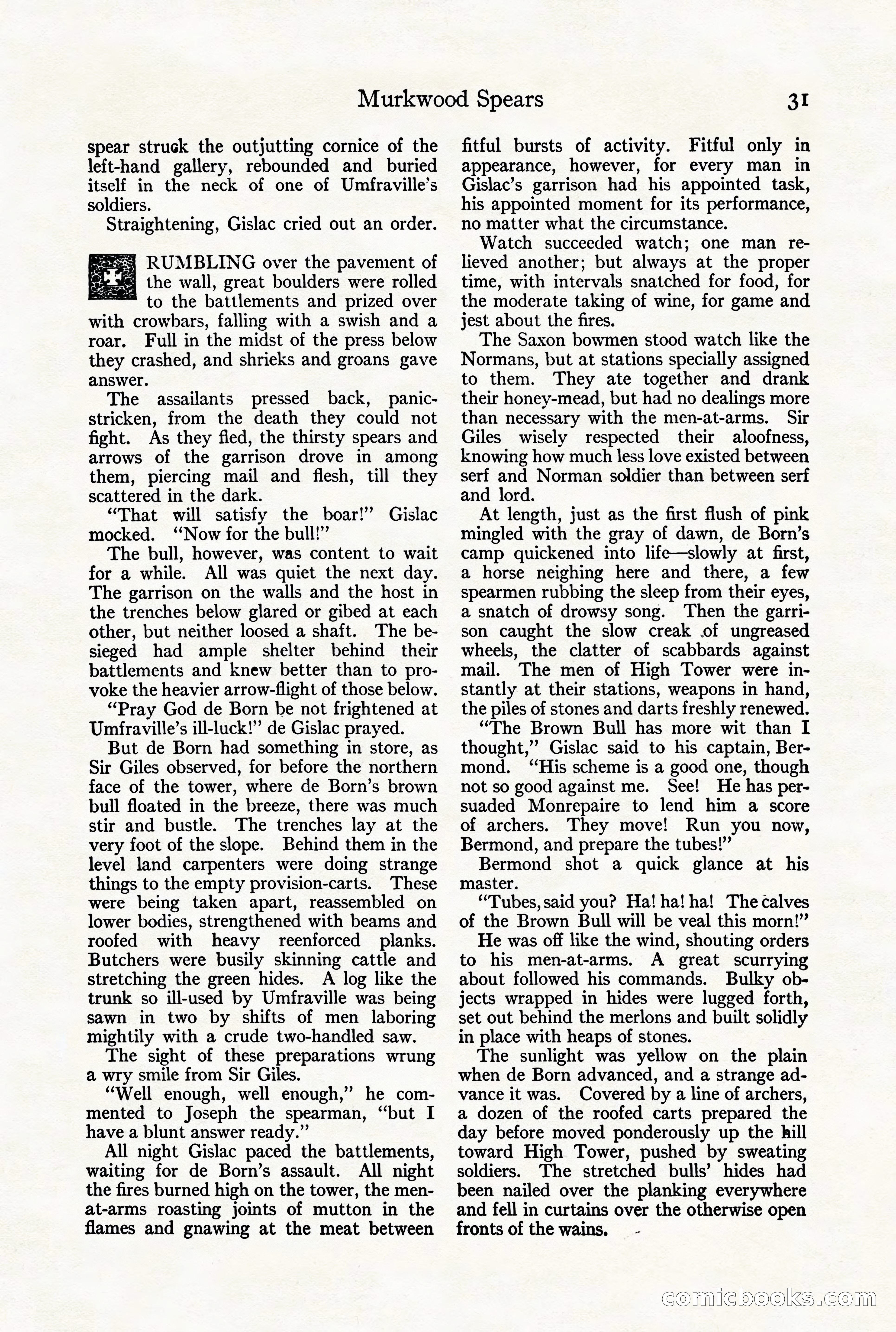 Adventure Magazine Cover, August 18, 1921 — page 37 of 200