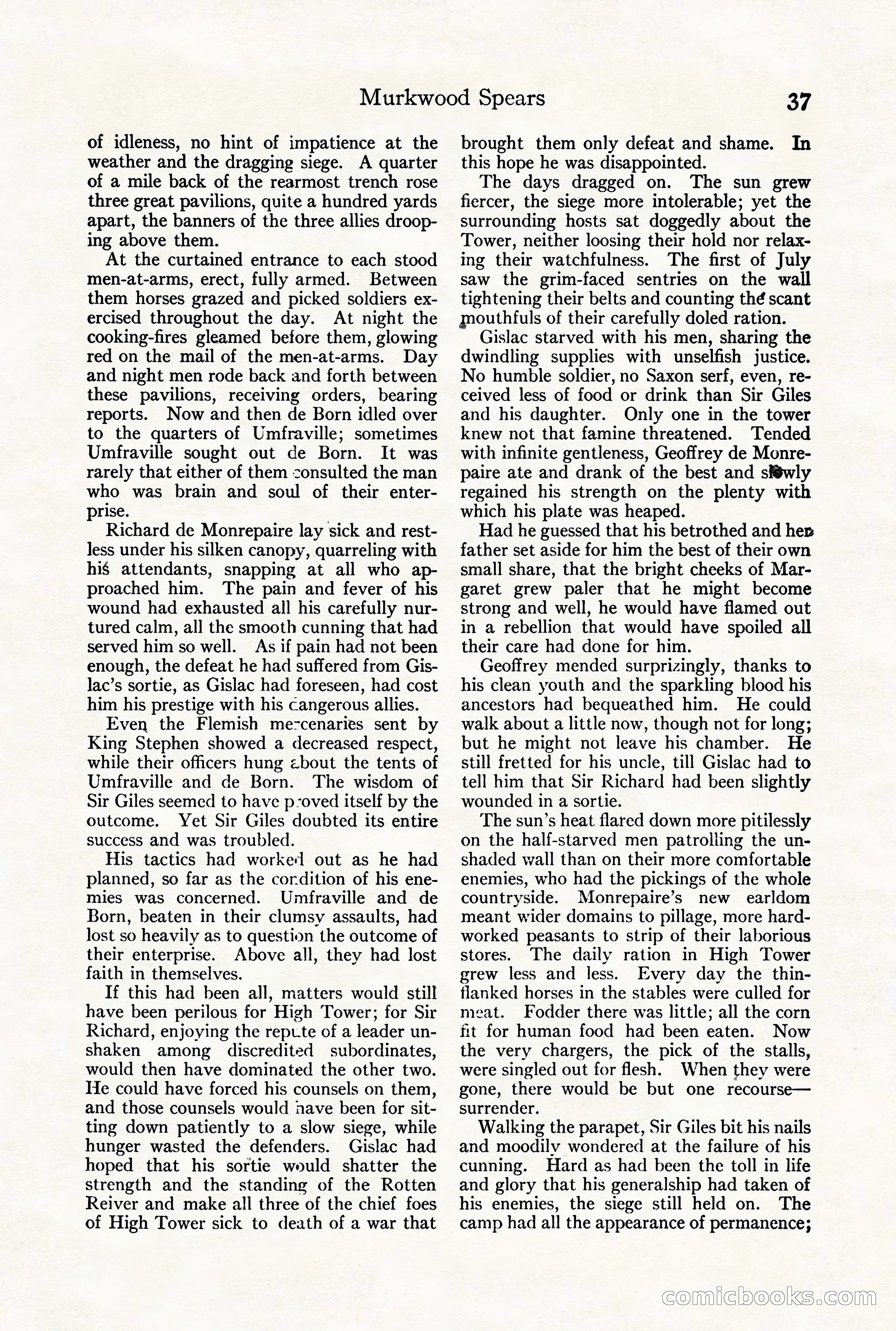 Adventure Magazine Cover, August 18, 1921 — page 43 of 200