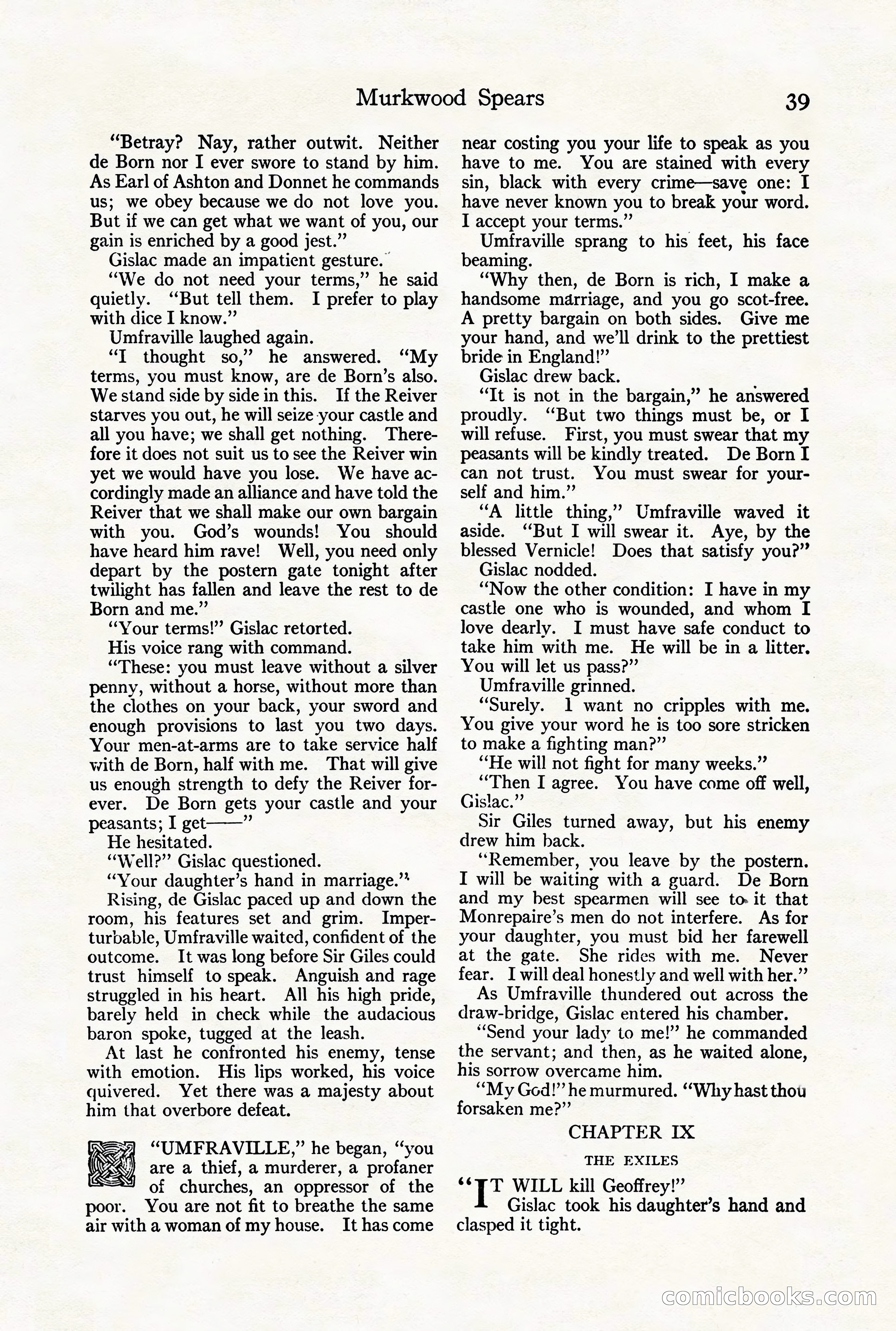 Adventure Magazine Cover, August 18, 1921 — page 45 of 200