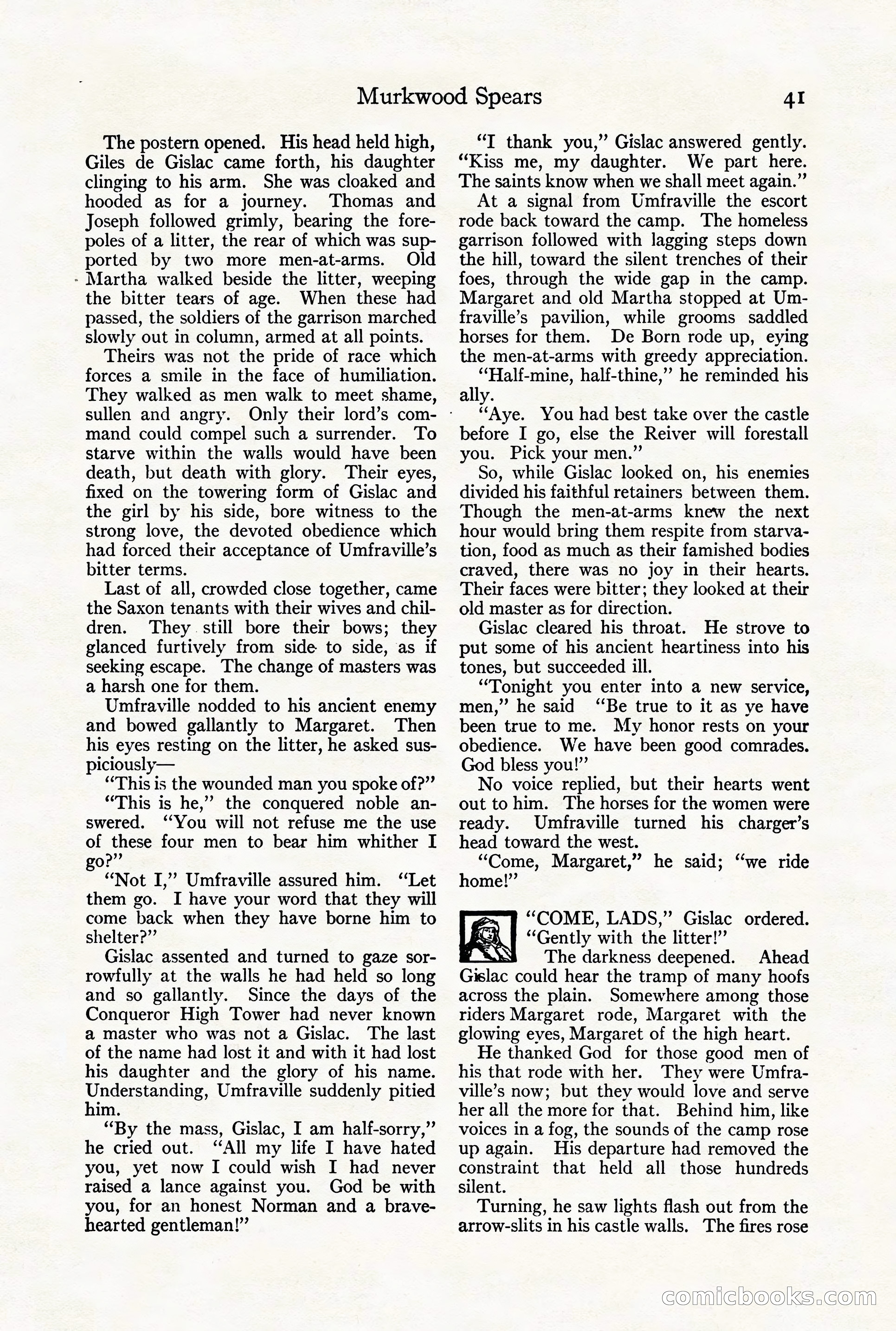 Adventure Magazine Cover, August 18, 1921 — page 47 of 200