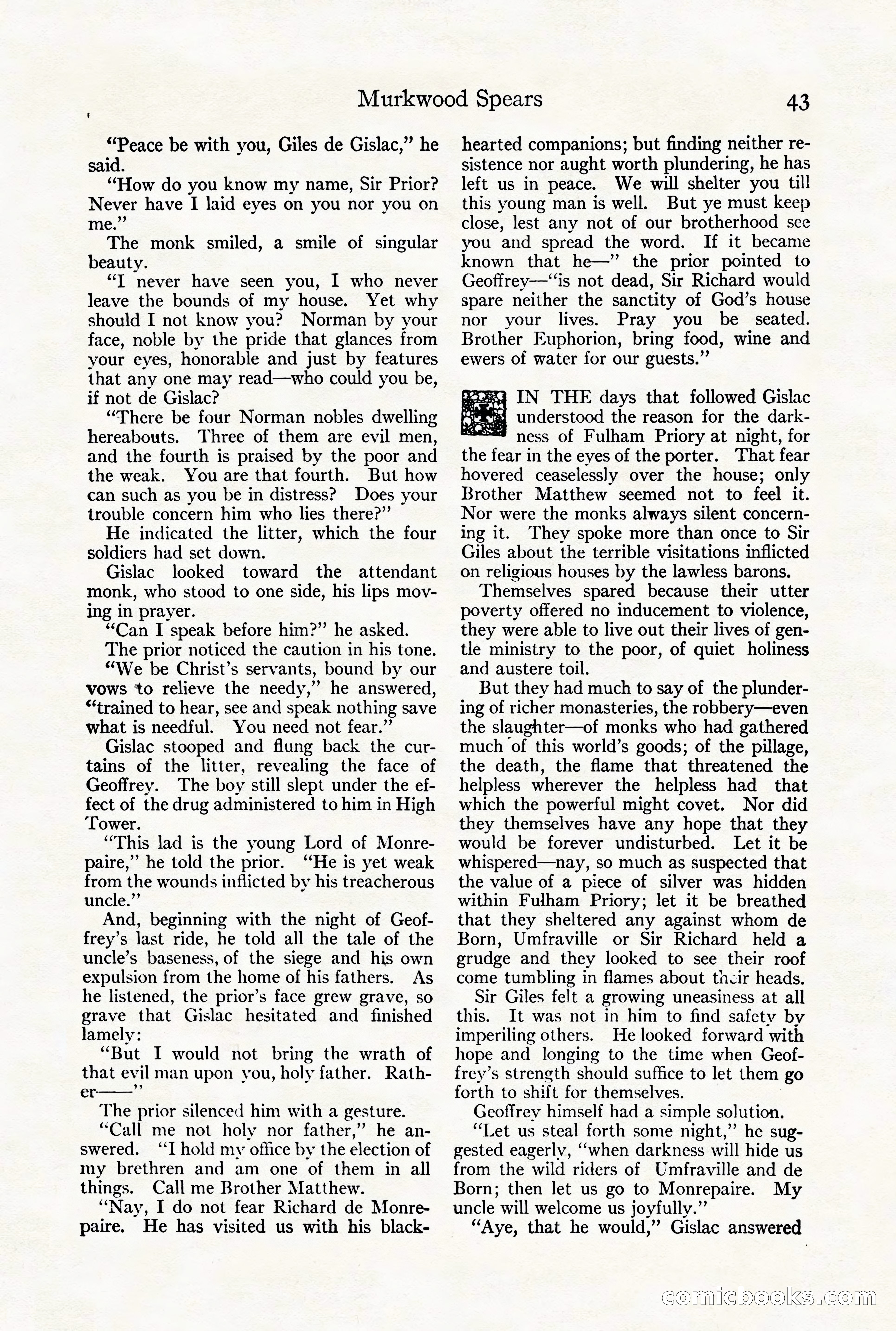 Adventure Magazine Cover, August 18, 1921 — page 49 of 200